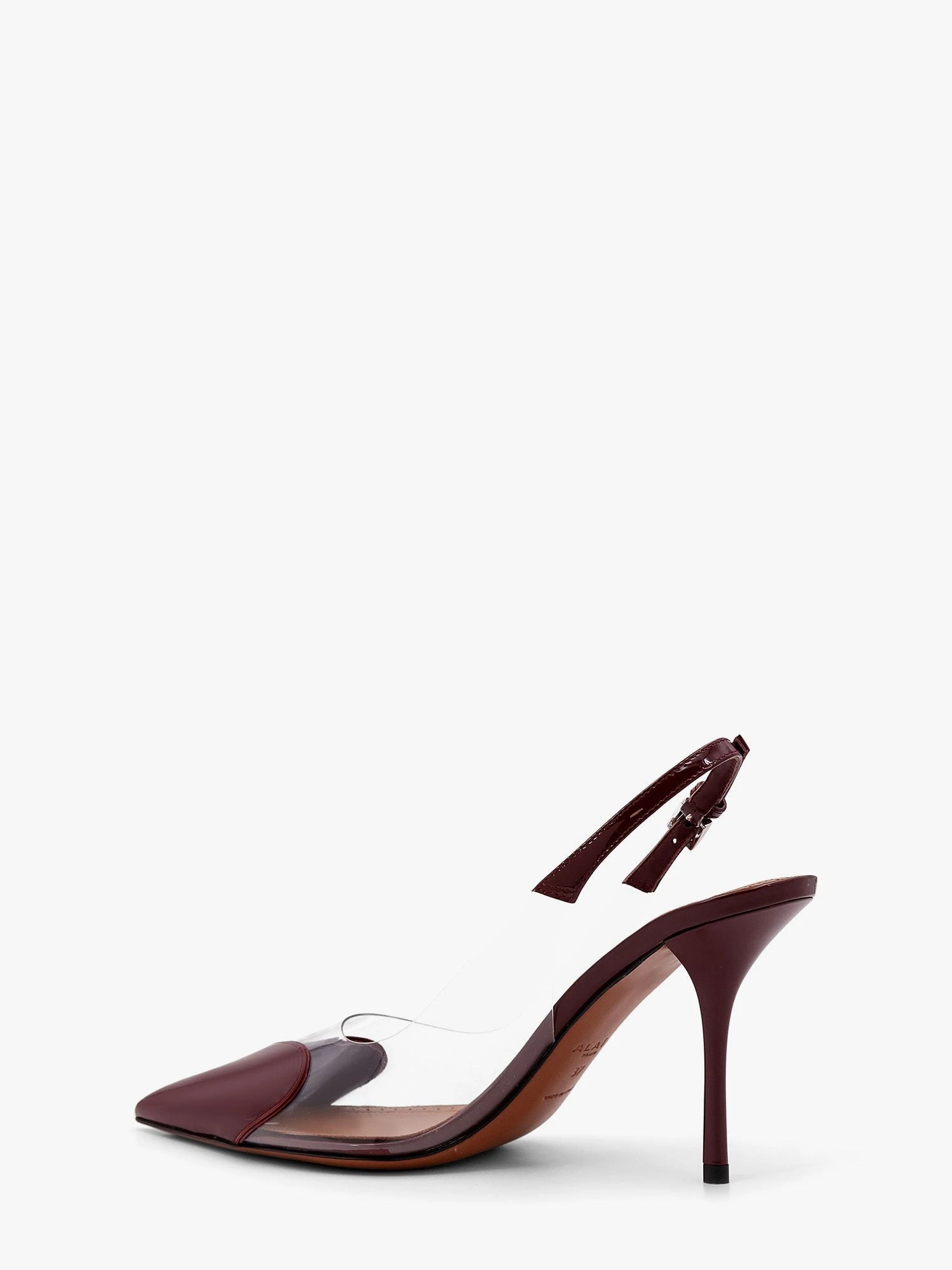Slingbacks 90 leather and PVC pumps.webp
