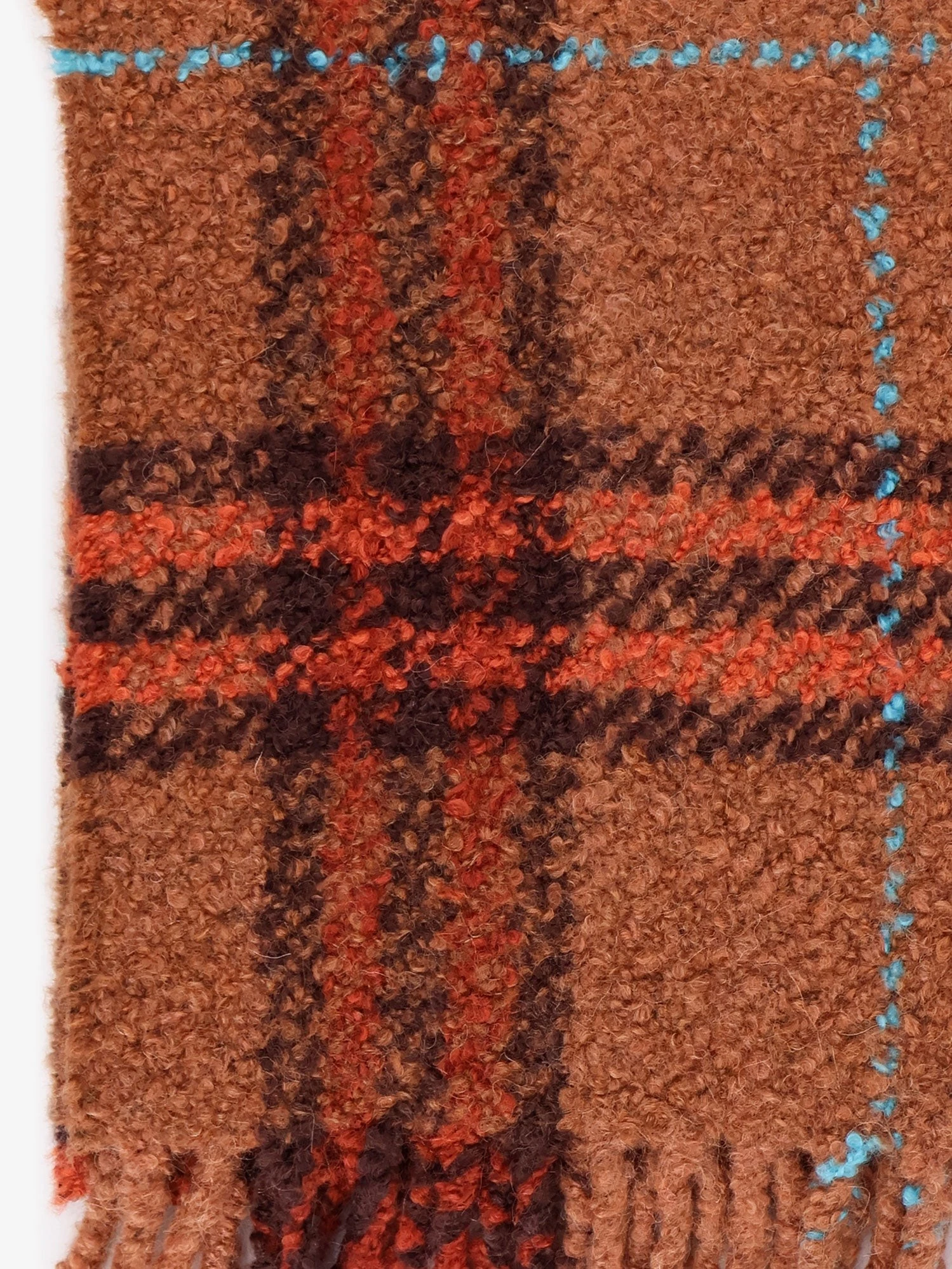 Wool blend and alpaca bouclé scarf.webp