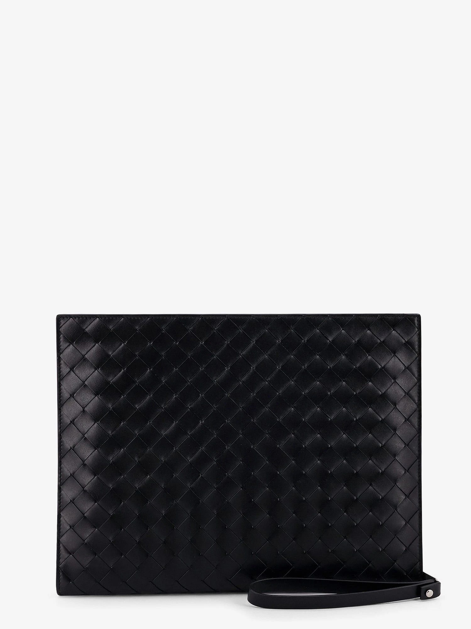 Avenue leather document case with Intrecciato motif.webp