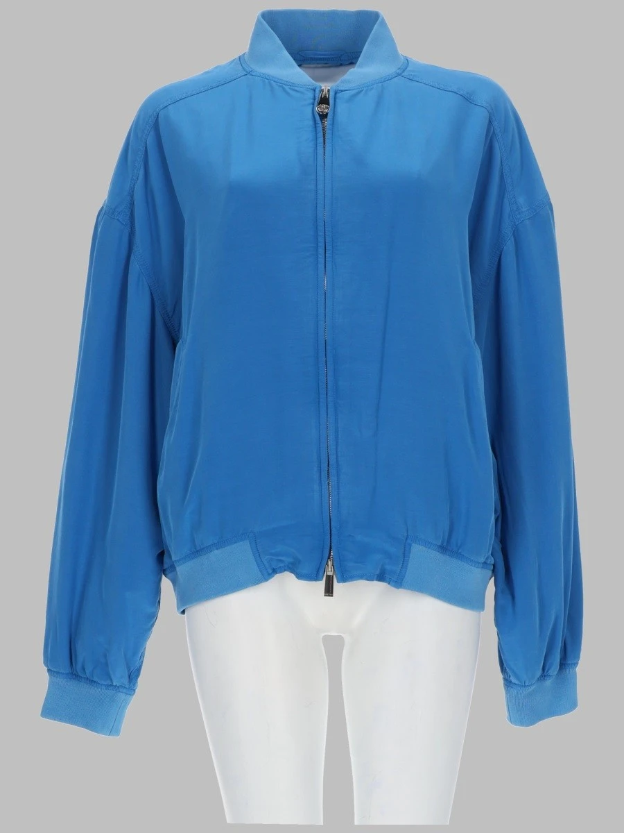 BLOUSON CON ZIP IN POPELINE DI SETA.webp