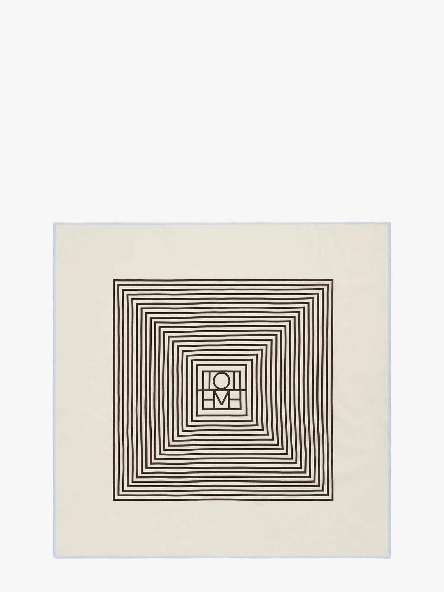 Centered Monogram silk foulard