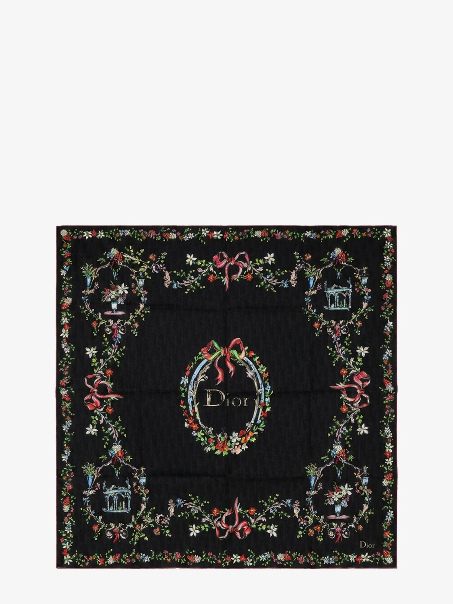 Dior Arabesque Dioriviera 90 silk foulard