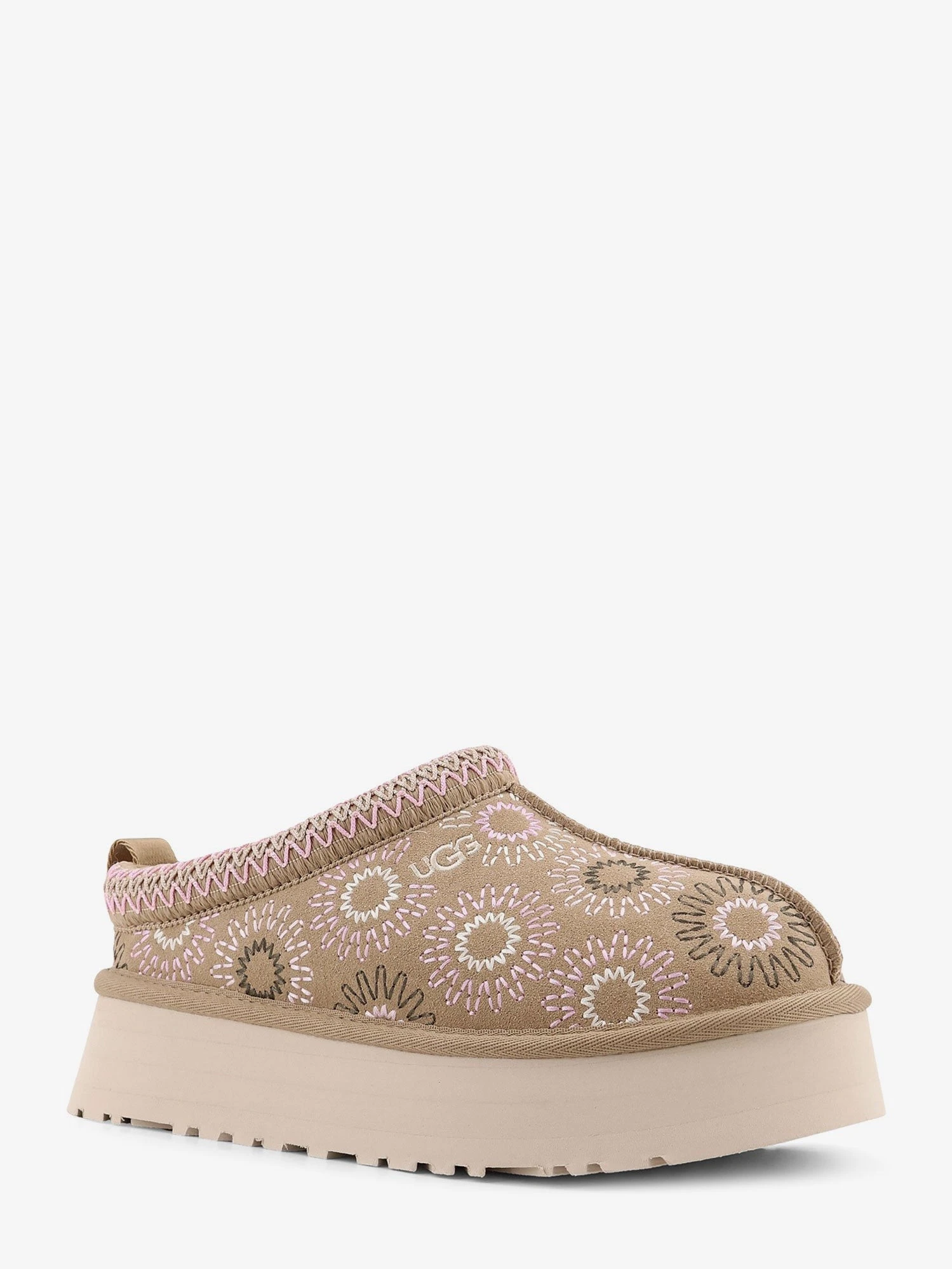 W Tazz suede sandals with multicolor embroidery.webp