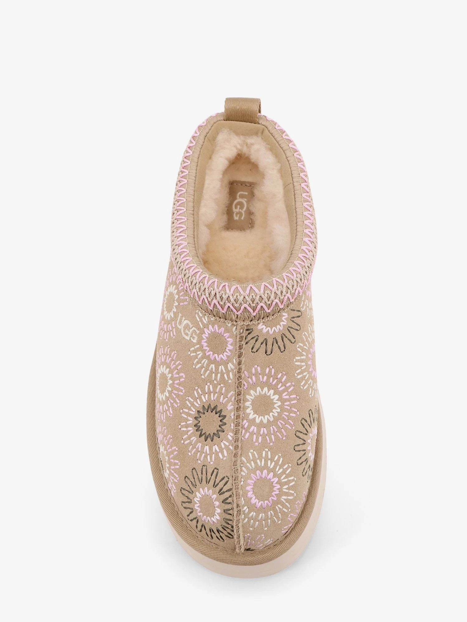 W Tazz suede sandals with multicolor embroidery.webp