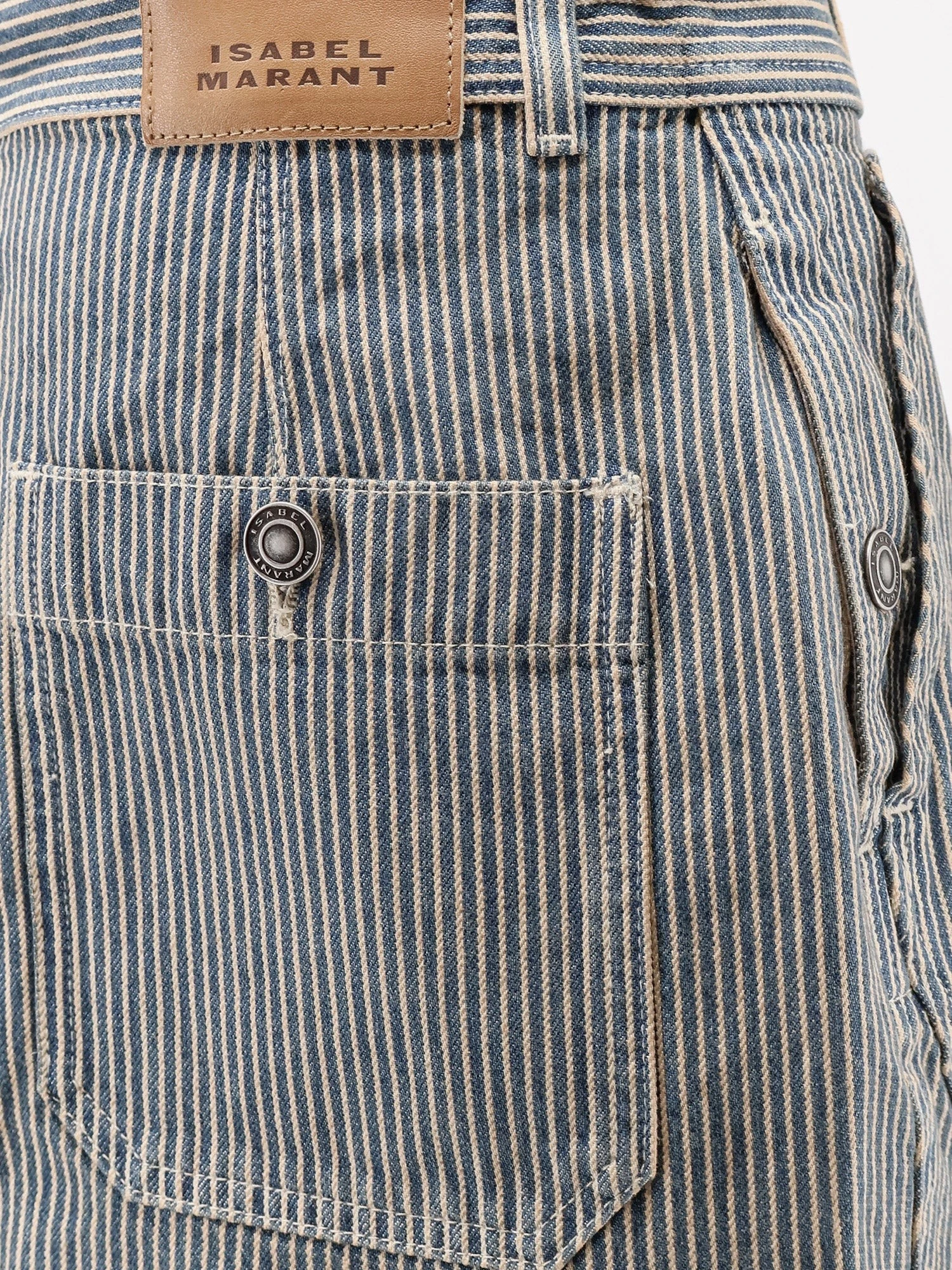 Estera cotton skirt with striped pattern.webp