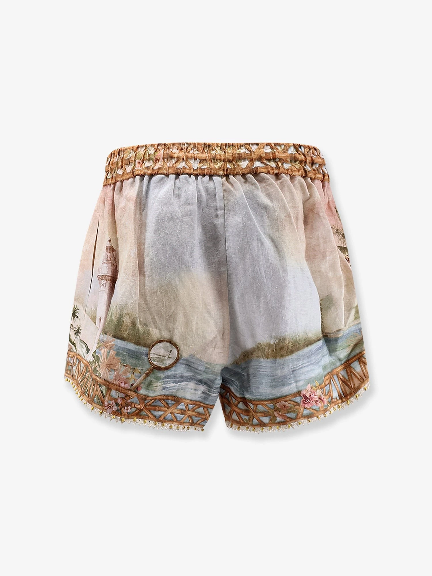 Mahon multicolor linen shorts.webp