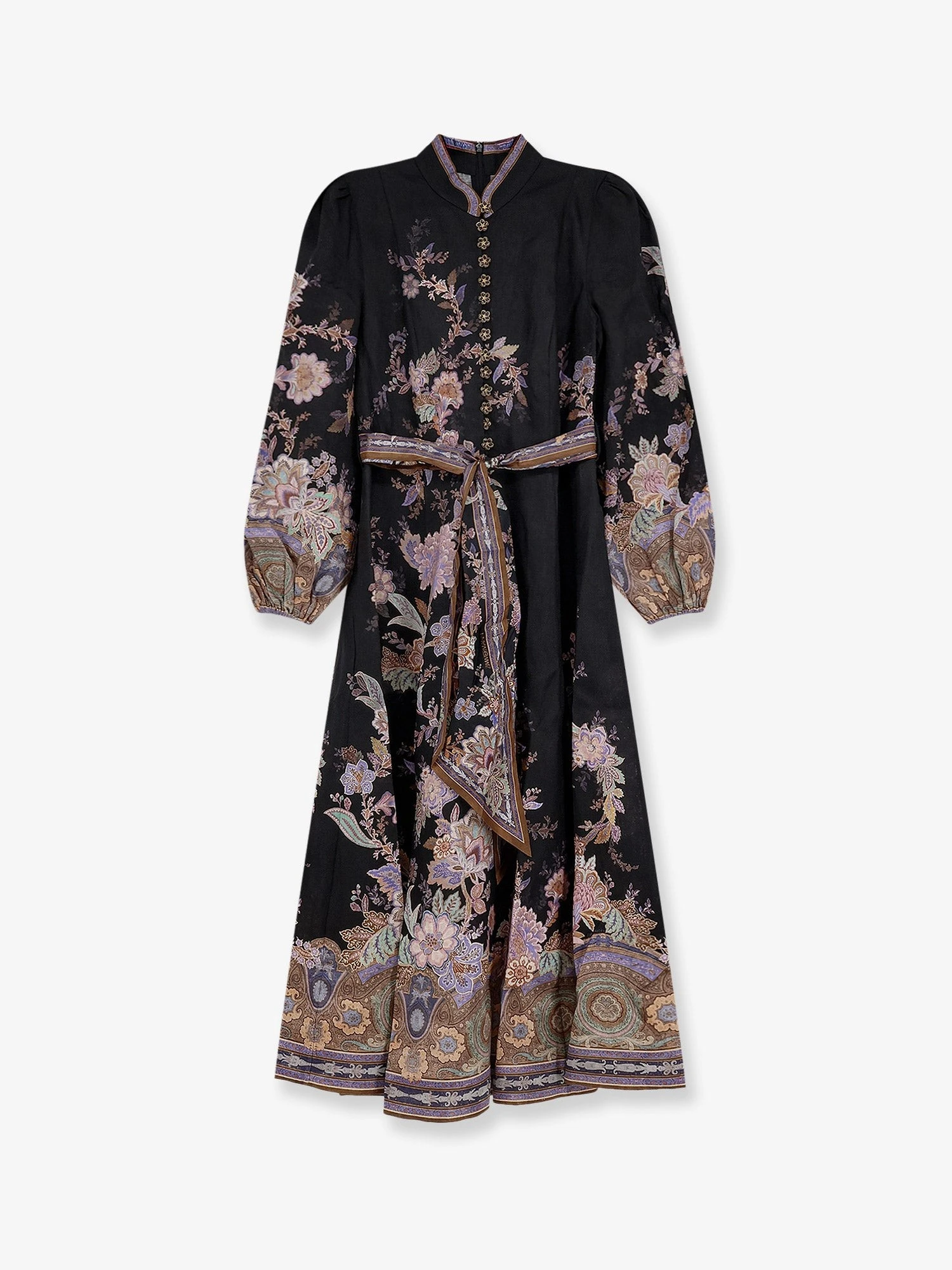 Luna Button linen dress.webp