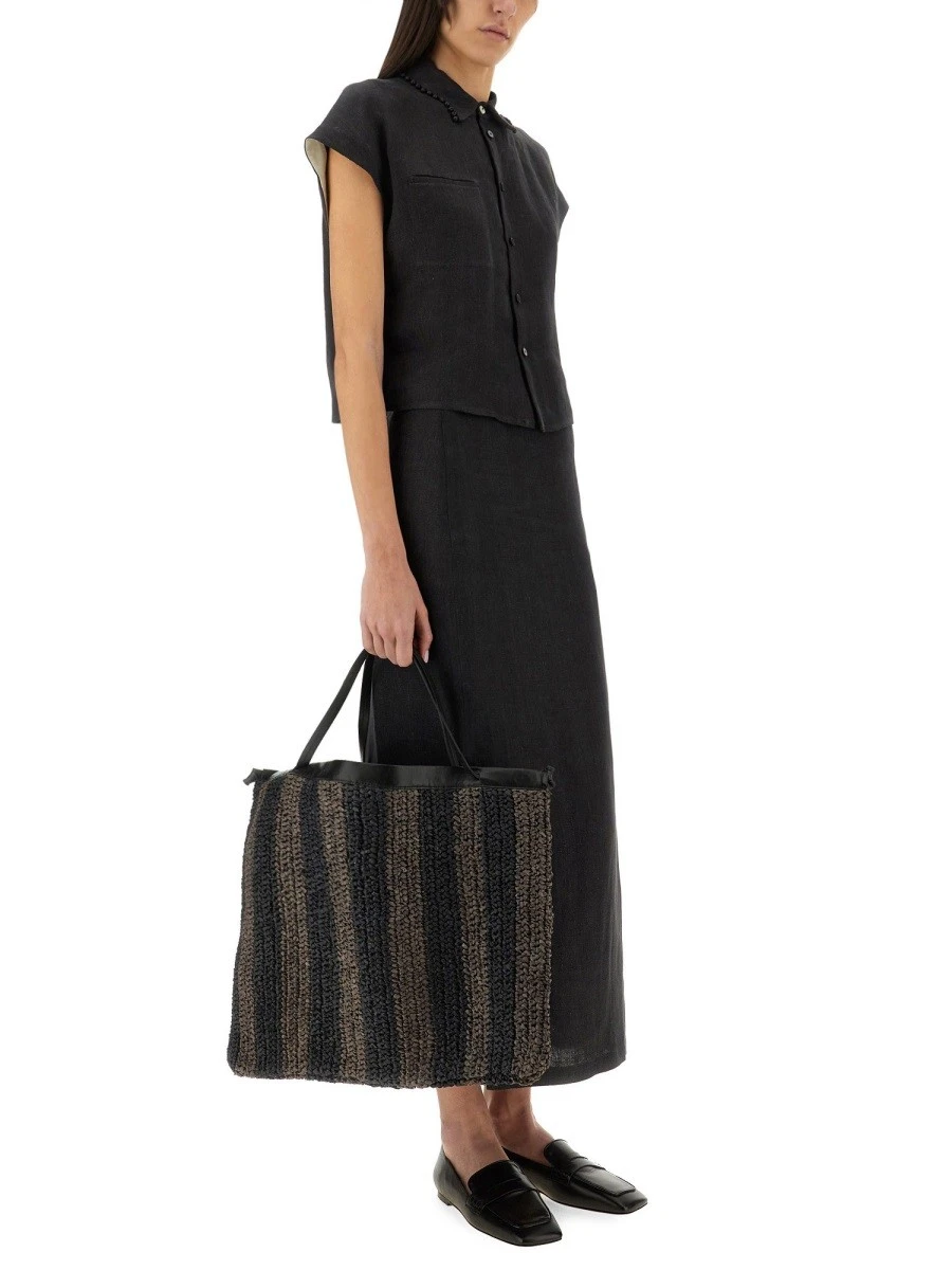 LINEN SKIRT WITH SLIT.webp
