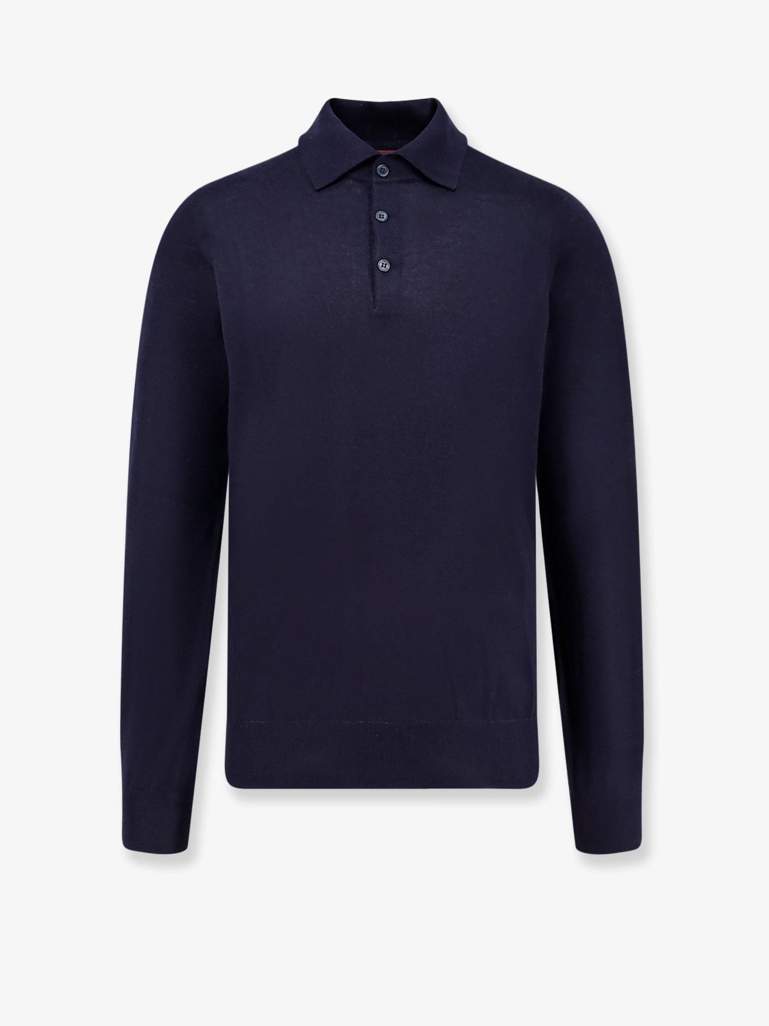 Cashmere and cotton polo shirt.webp