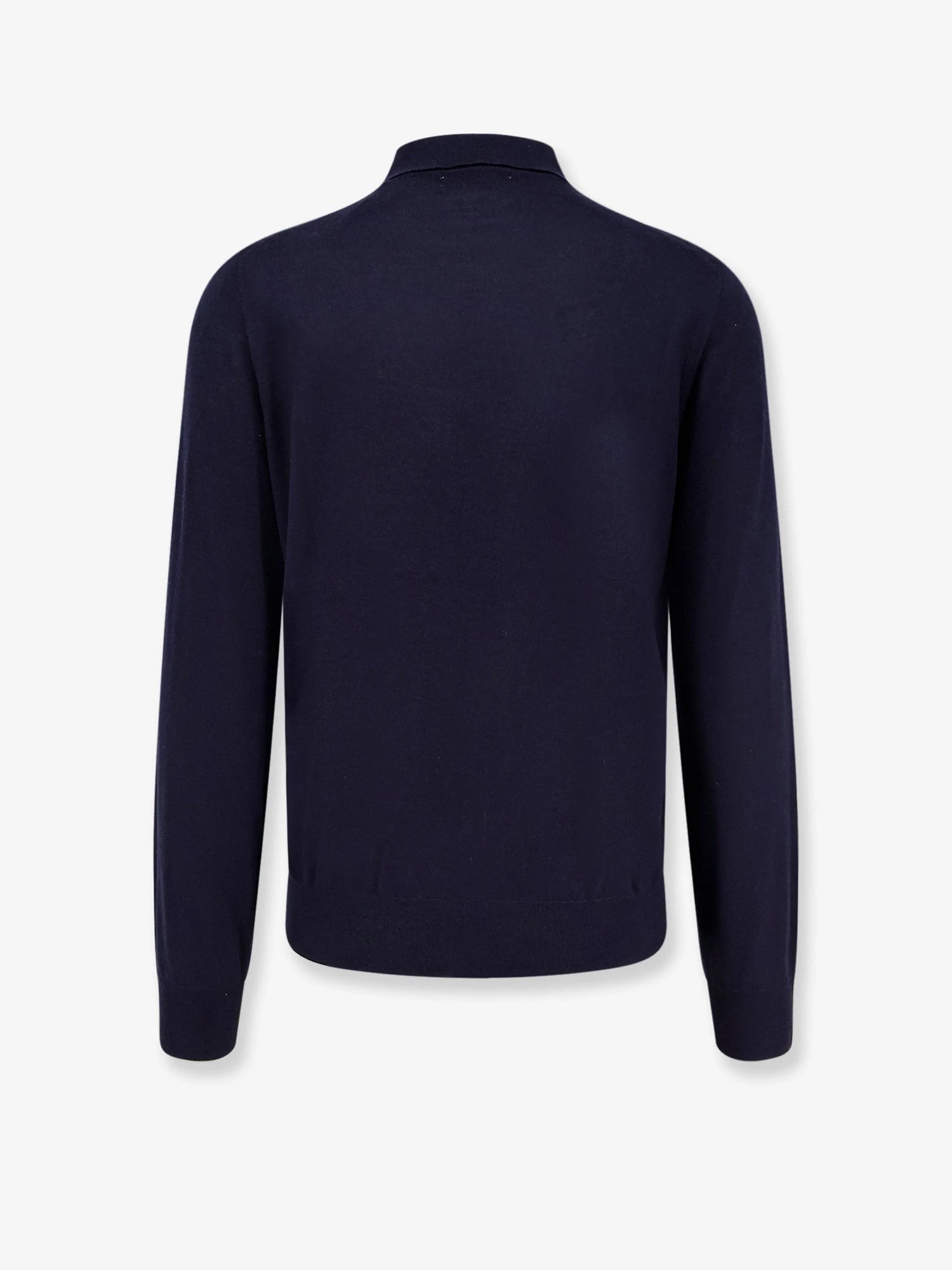 Cashmere and cotton polo shirt.webp