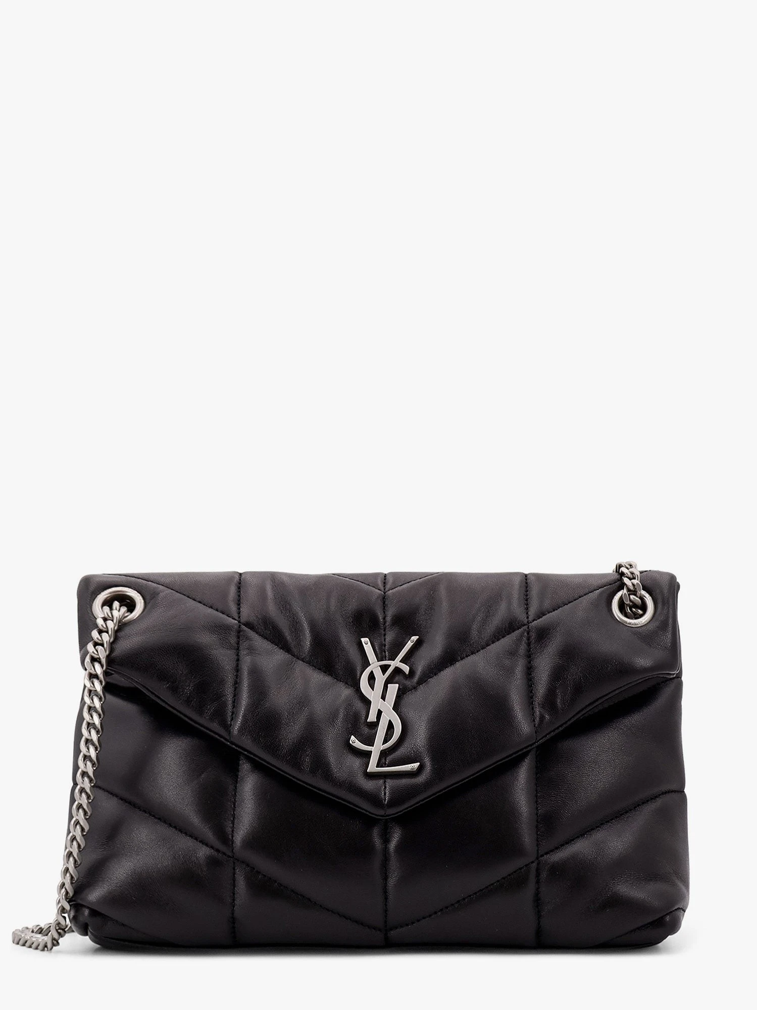 Puffer matelassé leather crossbody bag.webp