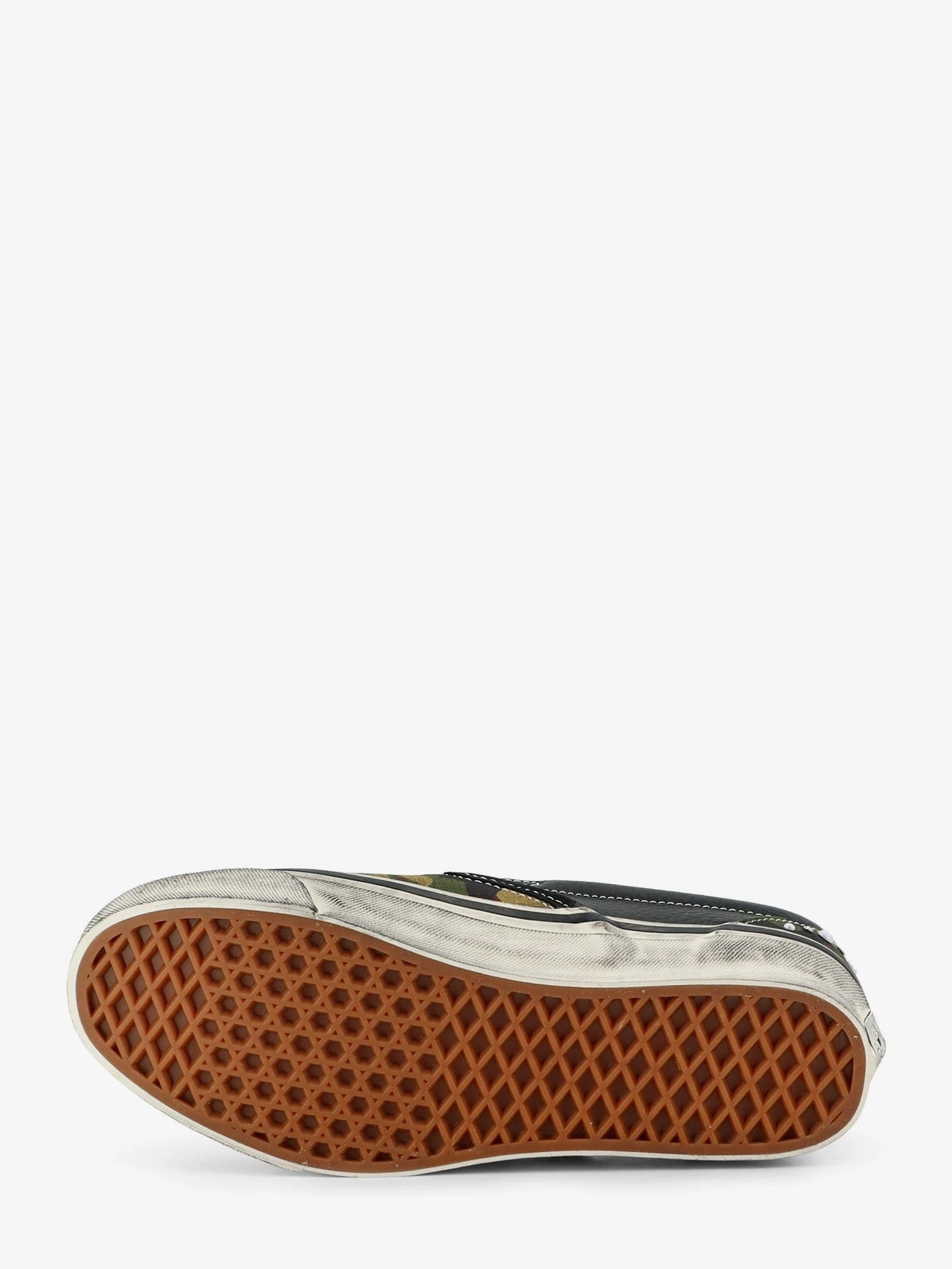 LX Classic Slip-On 98 canvas and leather sneakers with all-over metal beads.webp
