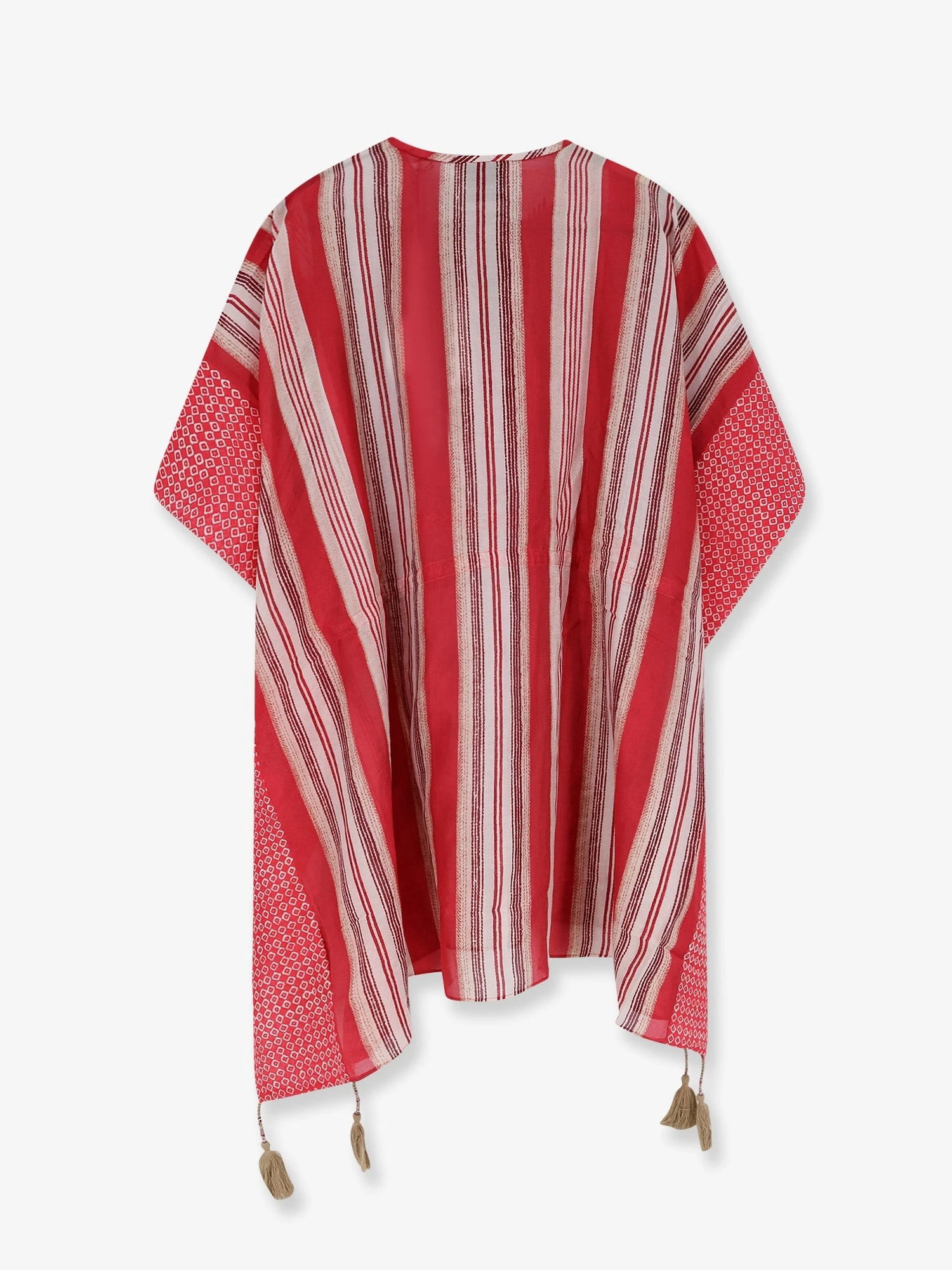 Loreliz cotton and silk beach robe dress.webp