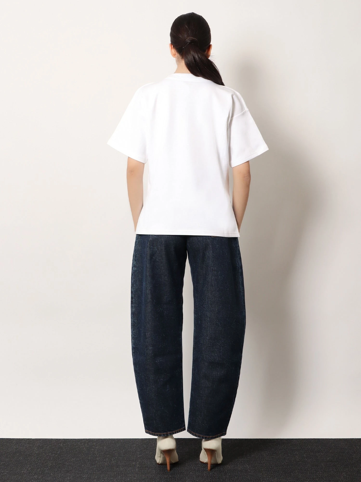 Boxy cotton blend t-shirt.webp