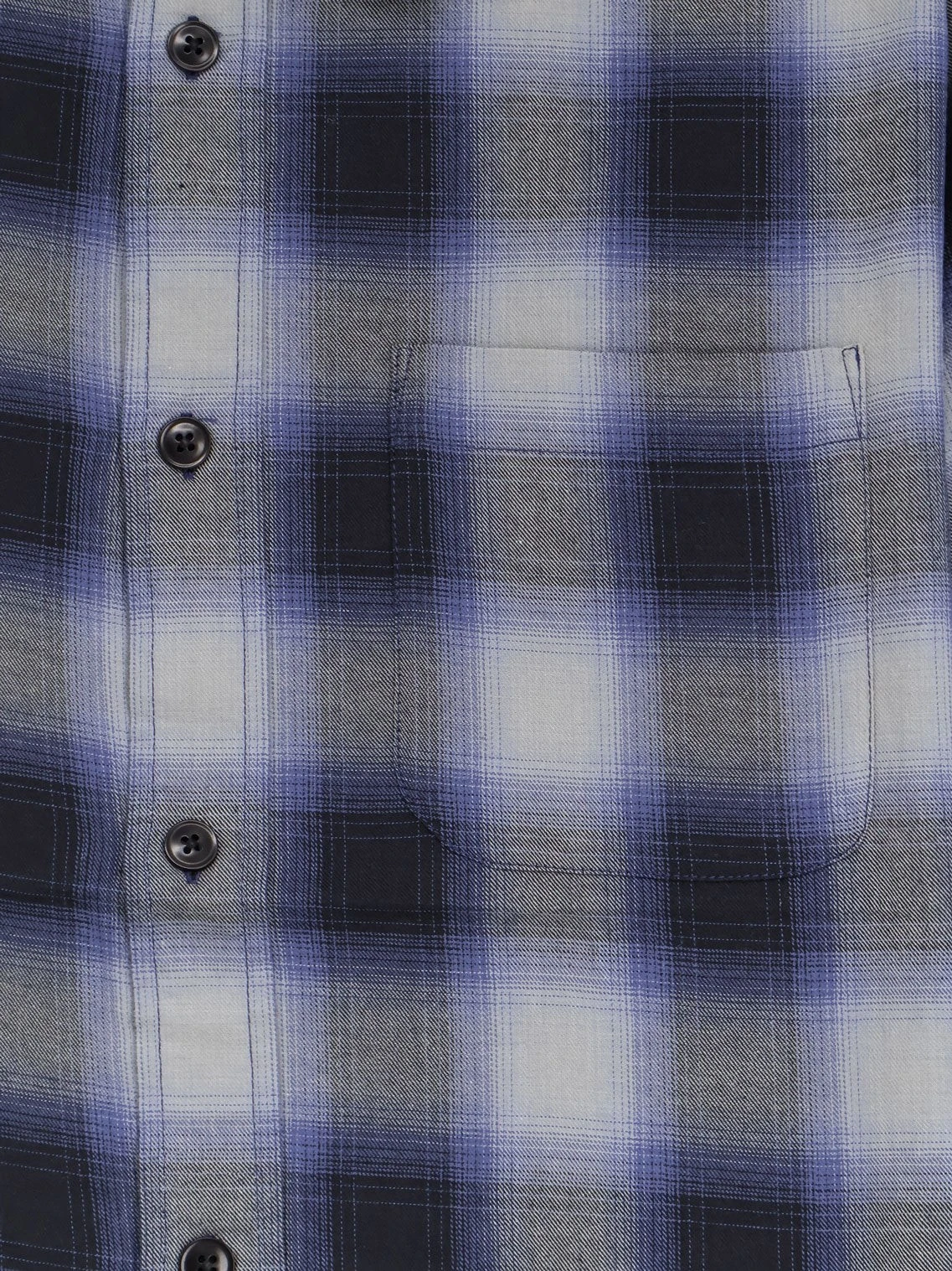 Beach Ombre Plaid madras cotton shirt.webp