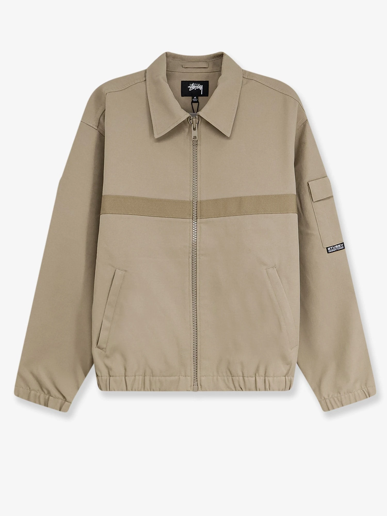 Mechanic jacket with grosgrain band.webp