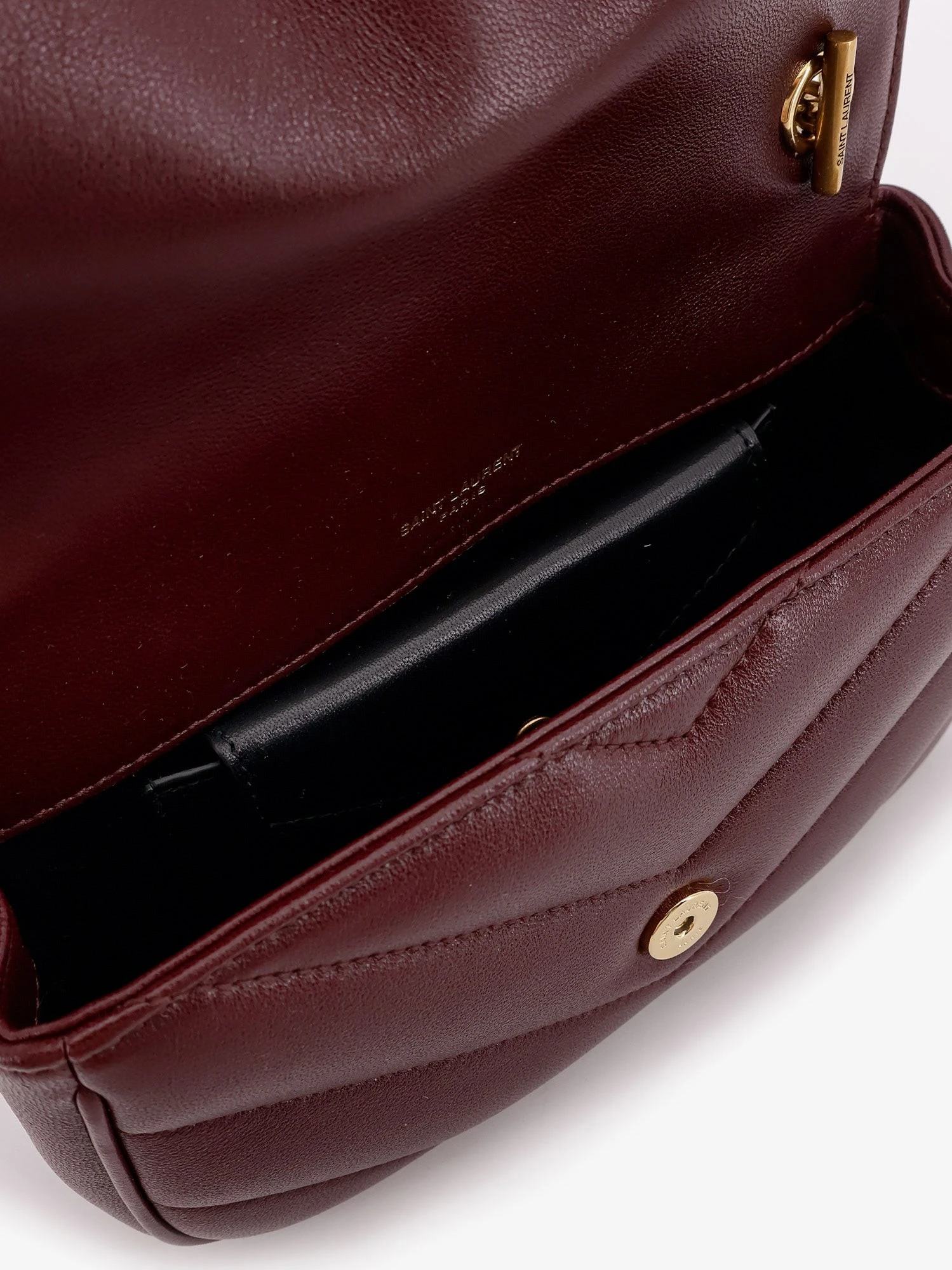 Loulou Mini crossbody bag with chevron stitching.webp