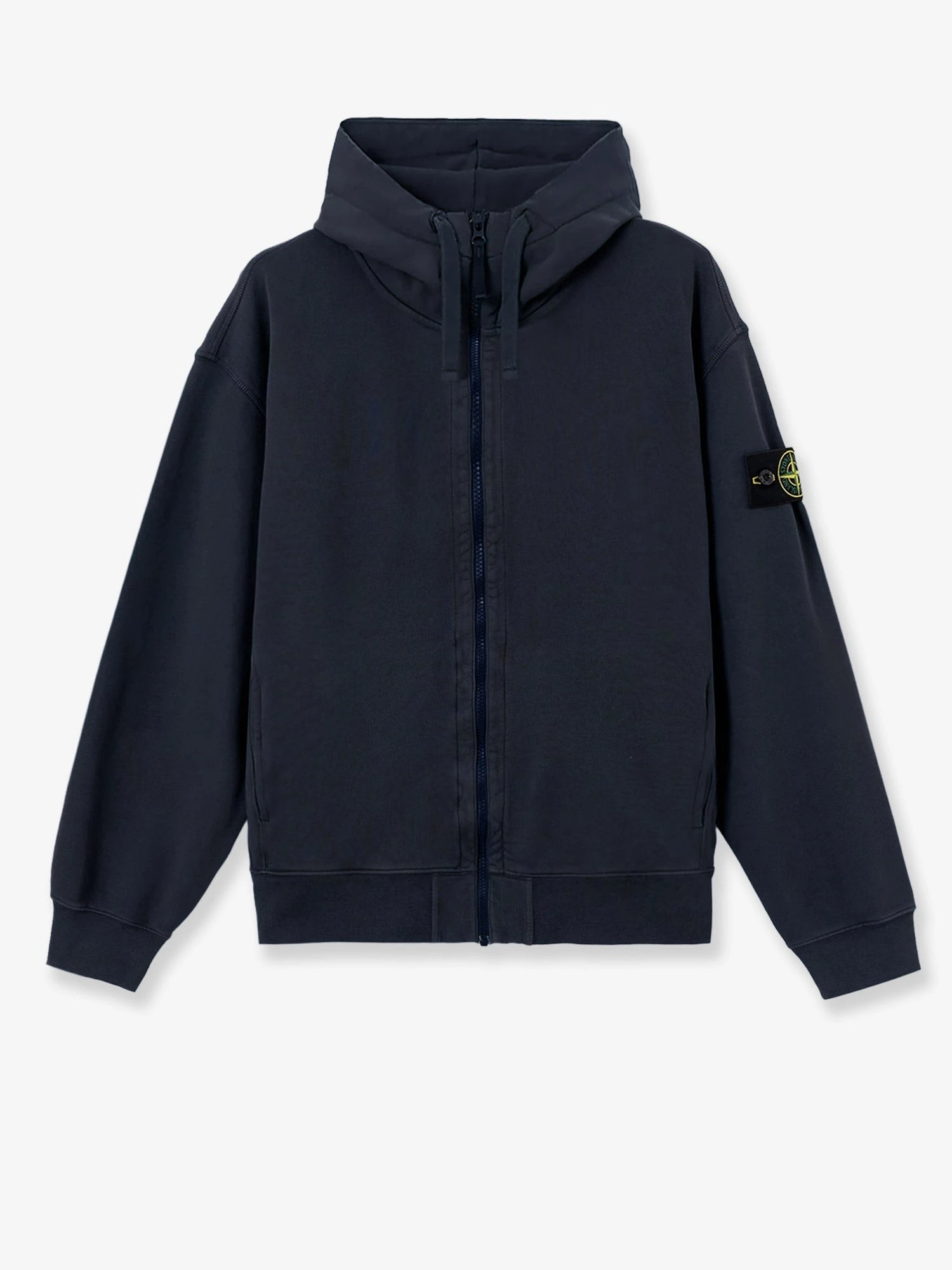 Oversize biologic cotton sweatshirt with zip.webp