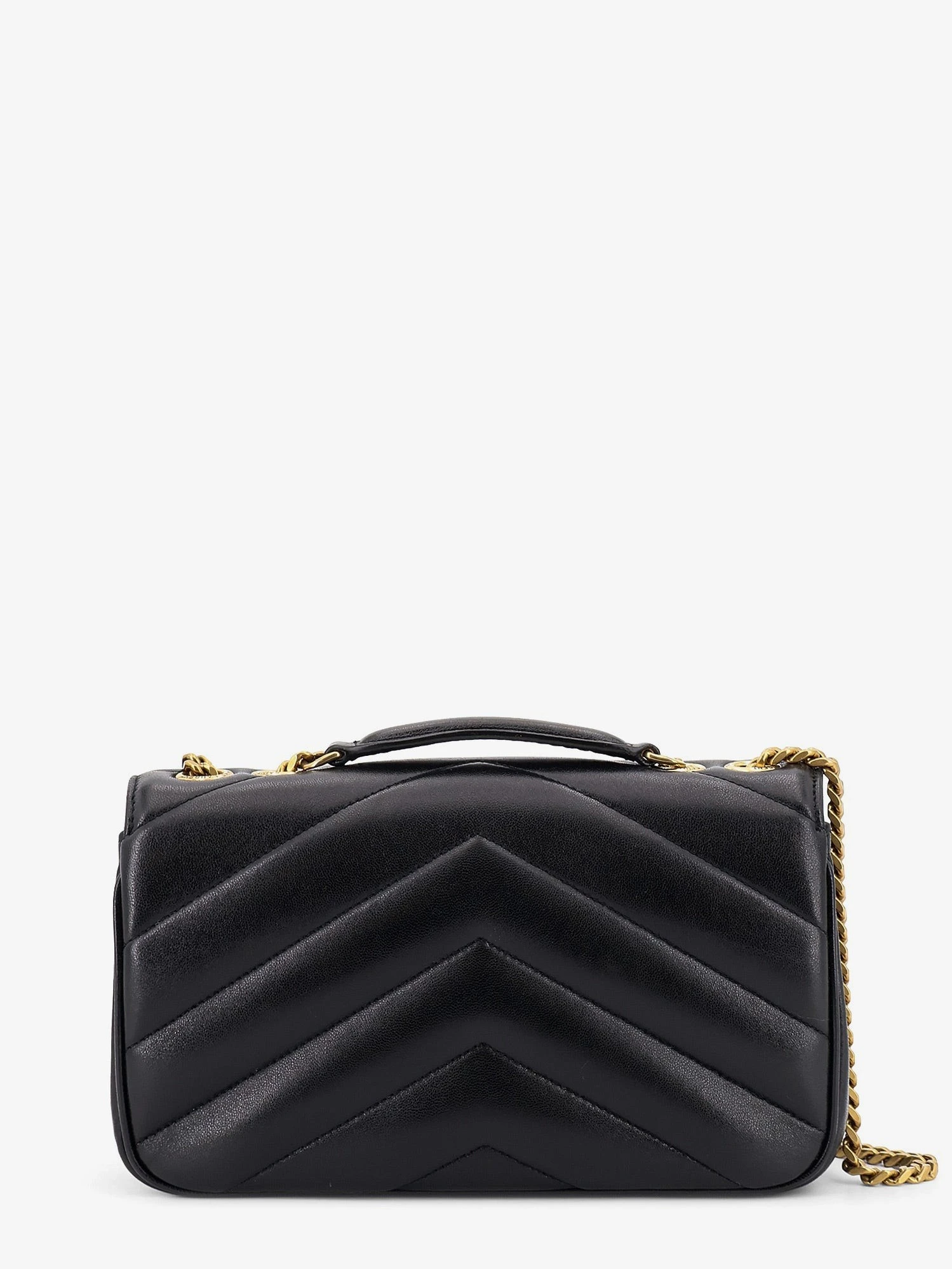Loulou leather shoulder bag with metal Cassandre logo.webp