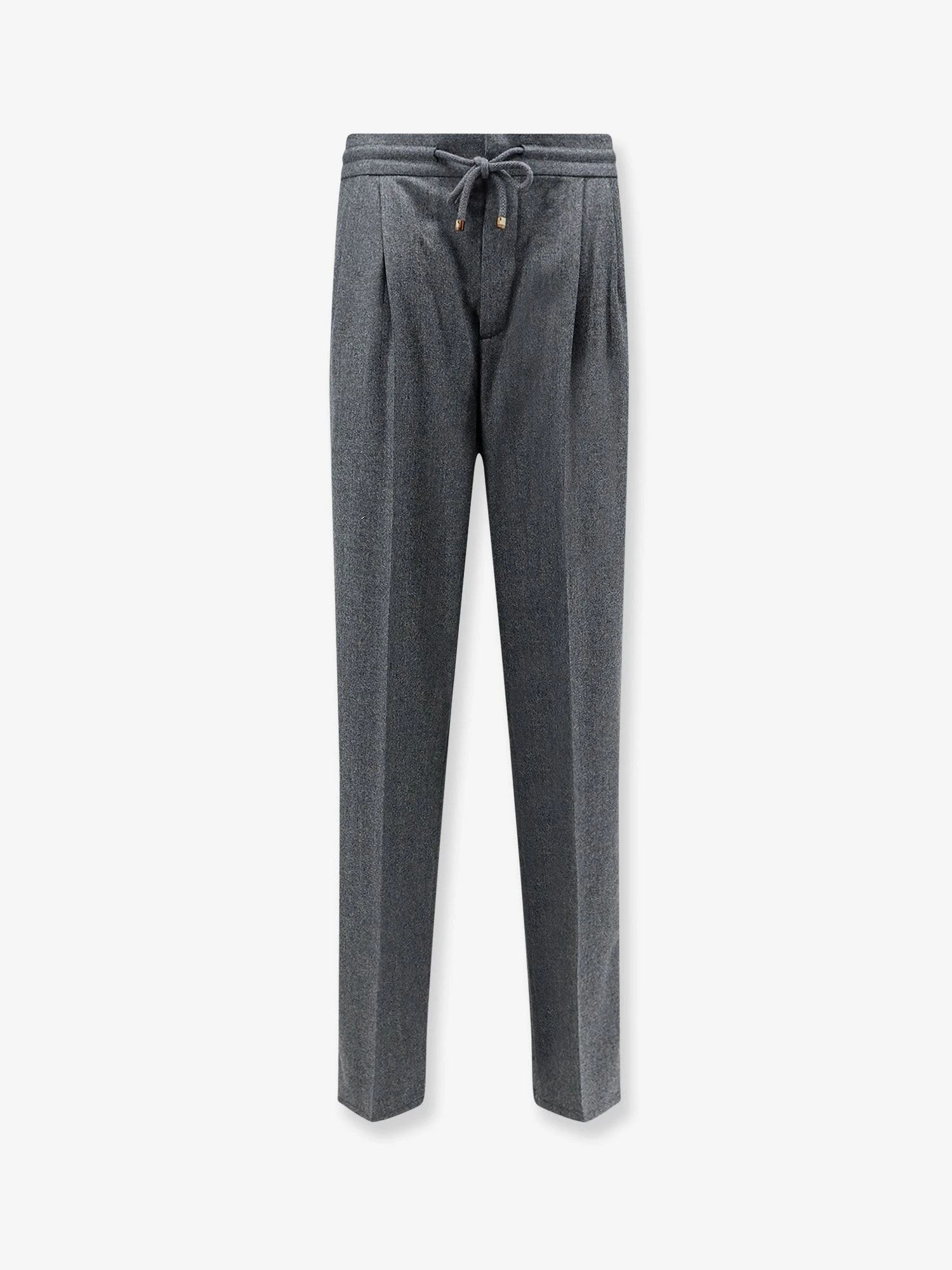 Virgin wool trousers with adjustable drawstring.webp