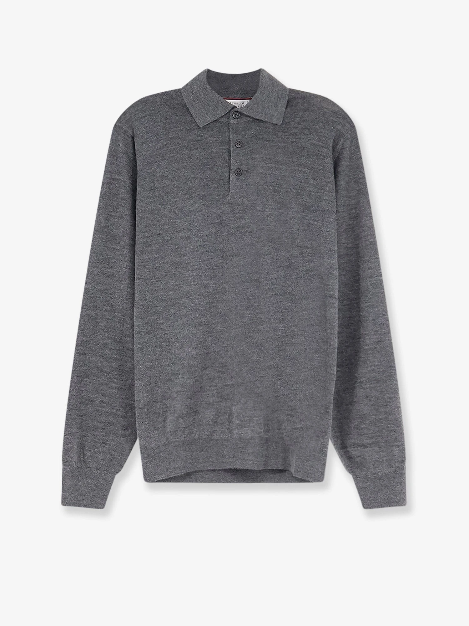 Cashmere and silk polo shirt.webp
