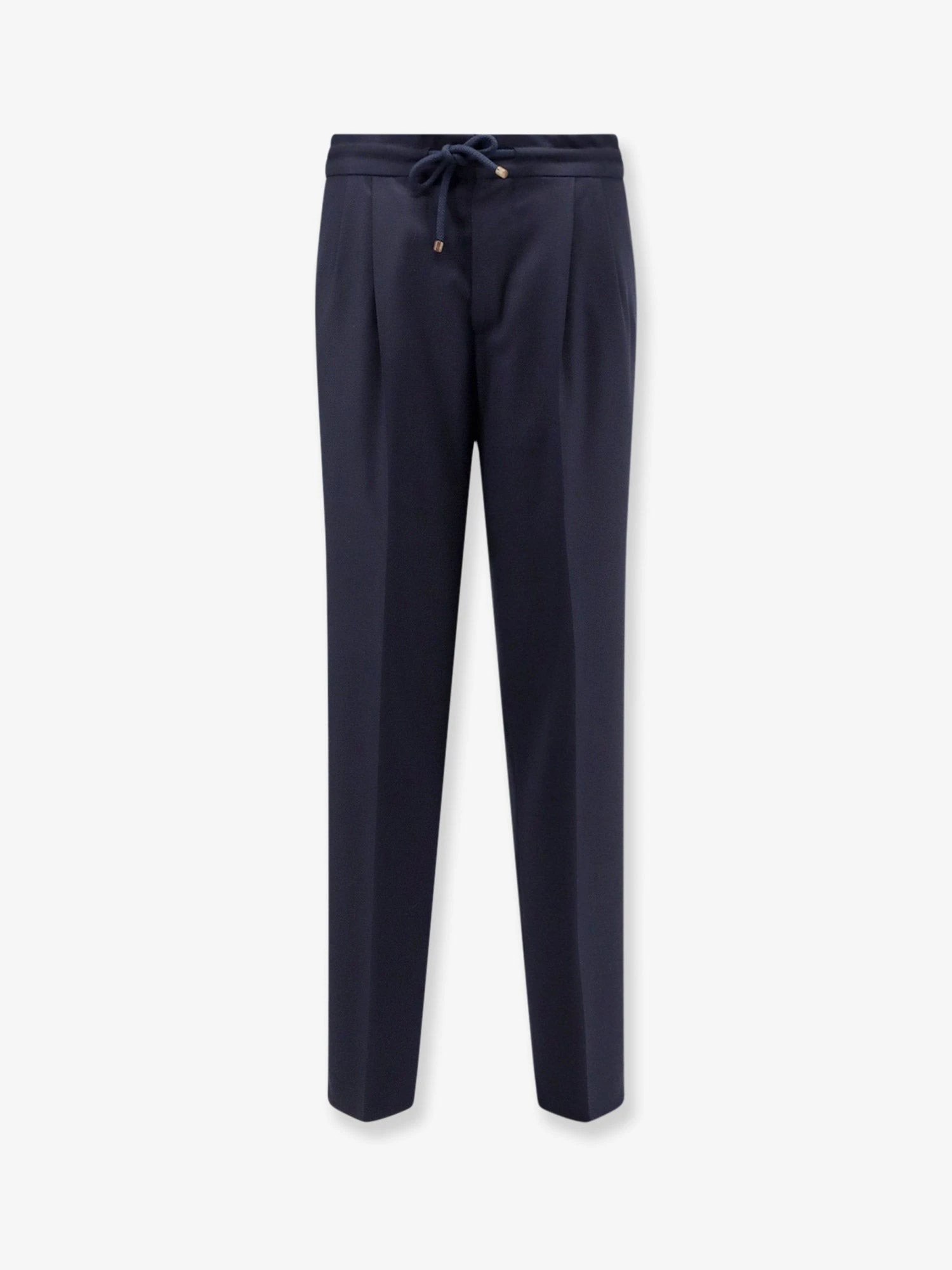 Virgin wool trousers with adjustable drawstring.webp