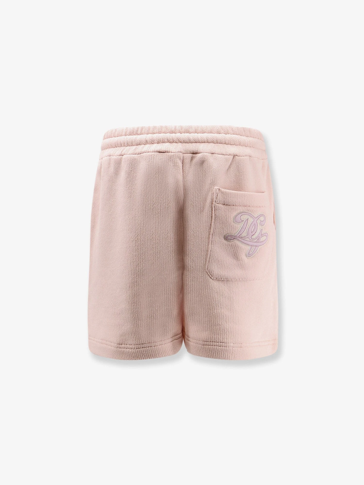 Cotton shorts with embroidered logo on the back.webp