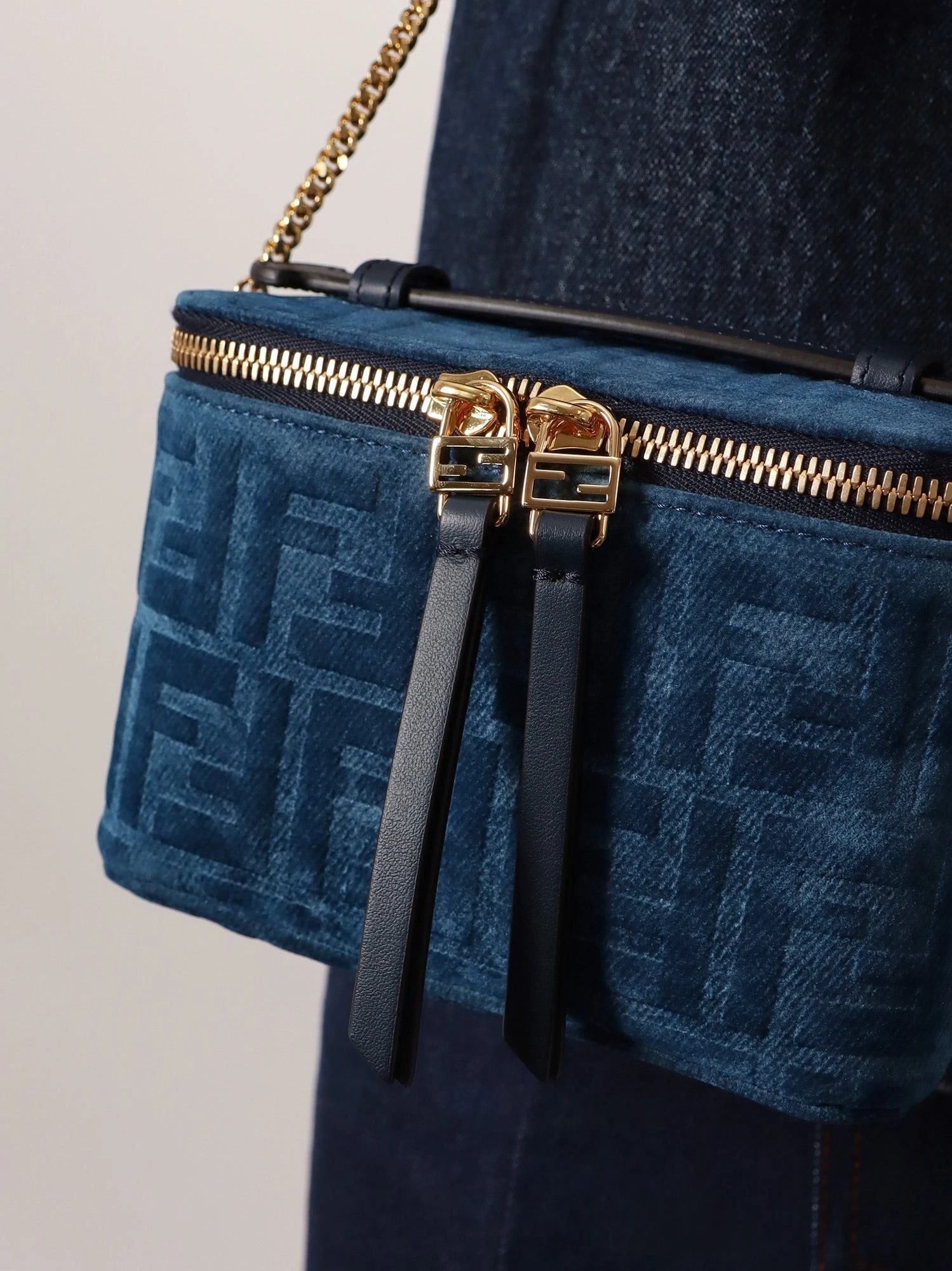 Vanity FF fabric crossbody bag.webp