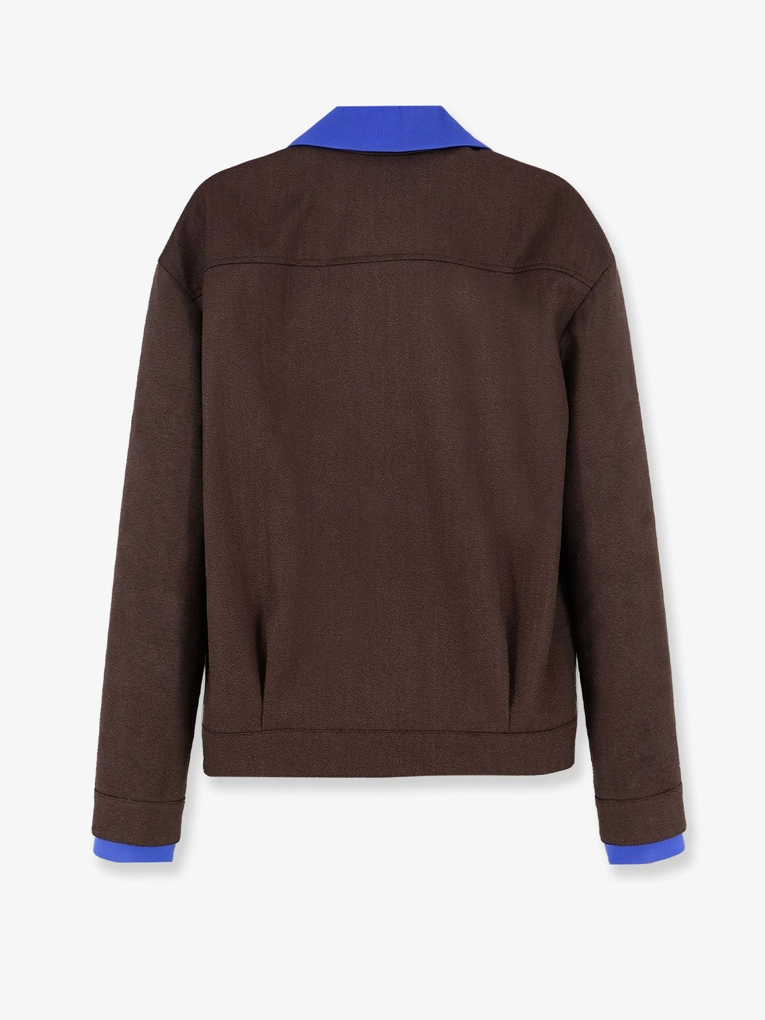 Virgin wool jacket with Logo detail.webp