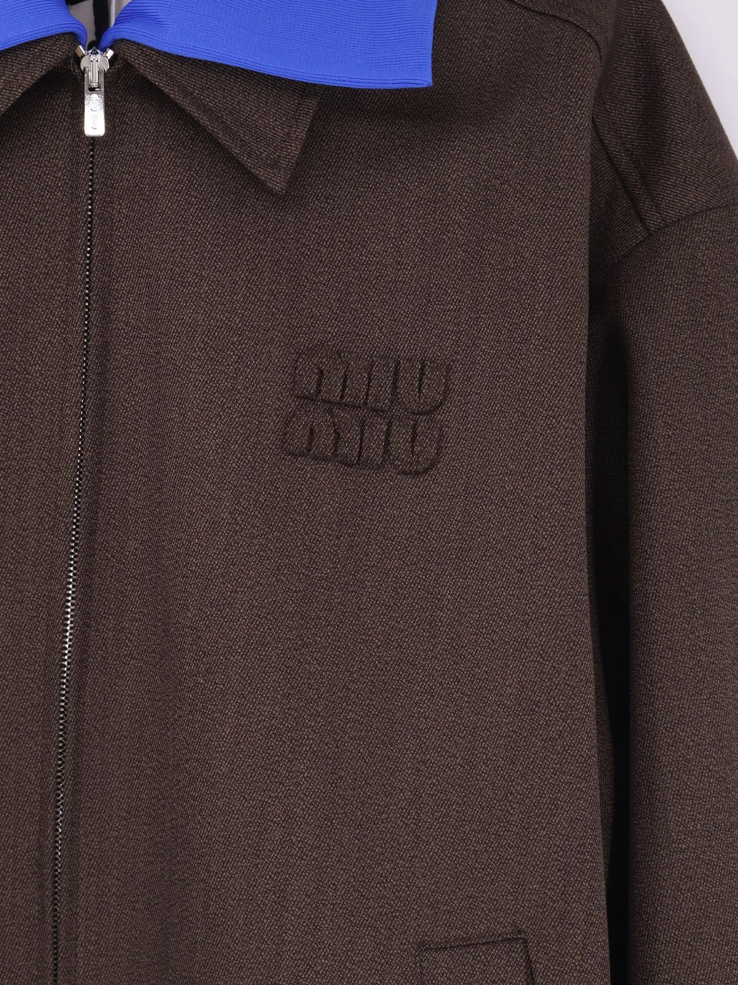 Virgin wool jacket with Logo detail.webp