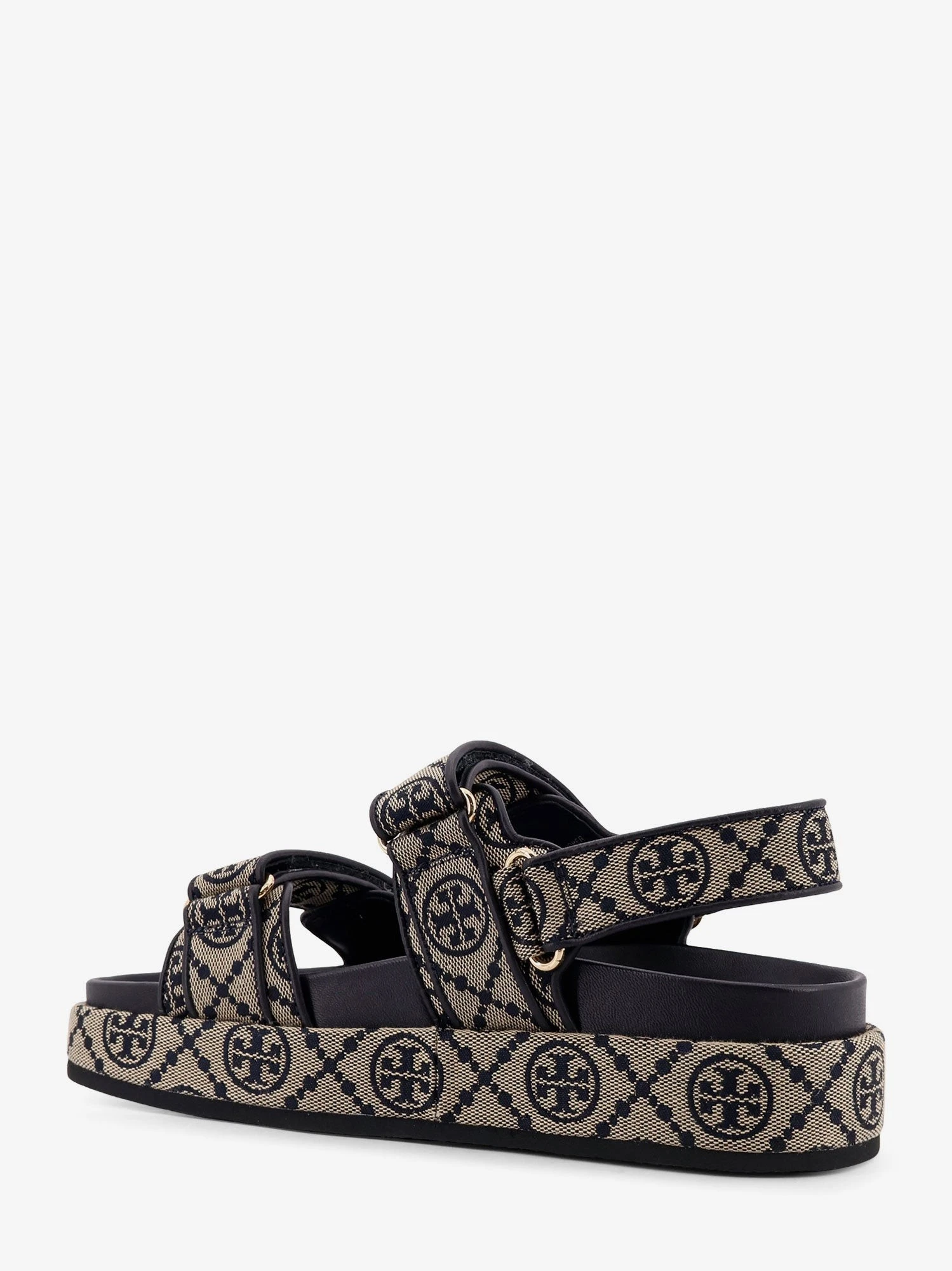 T Monogram Kira jacquard fabric sandals.webp