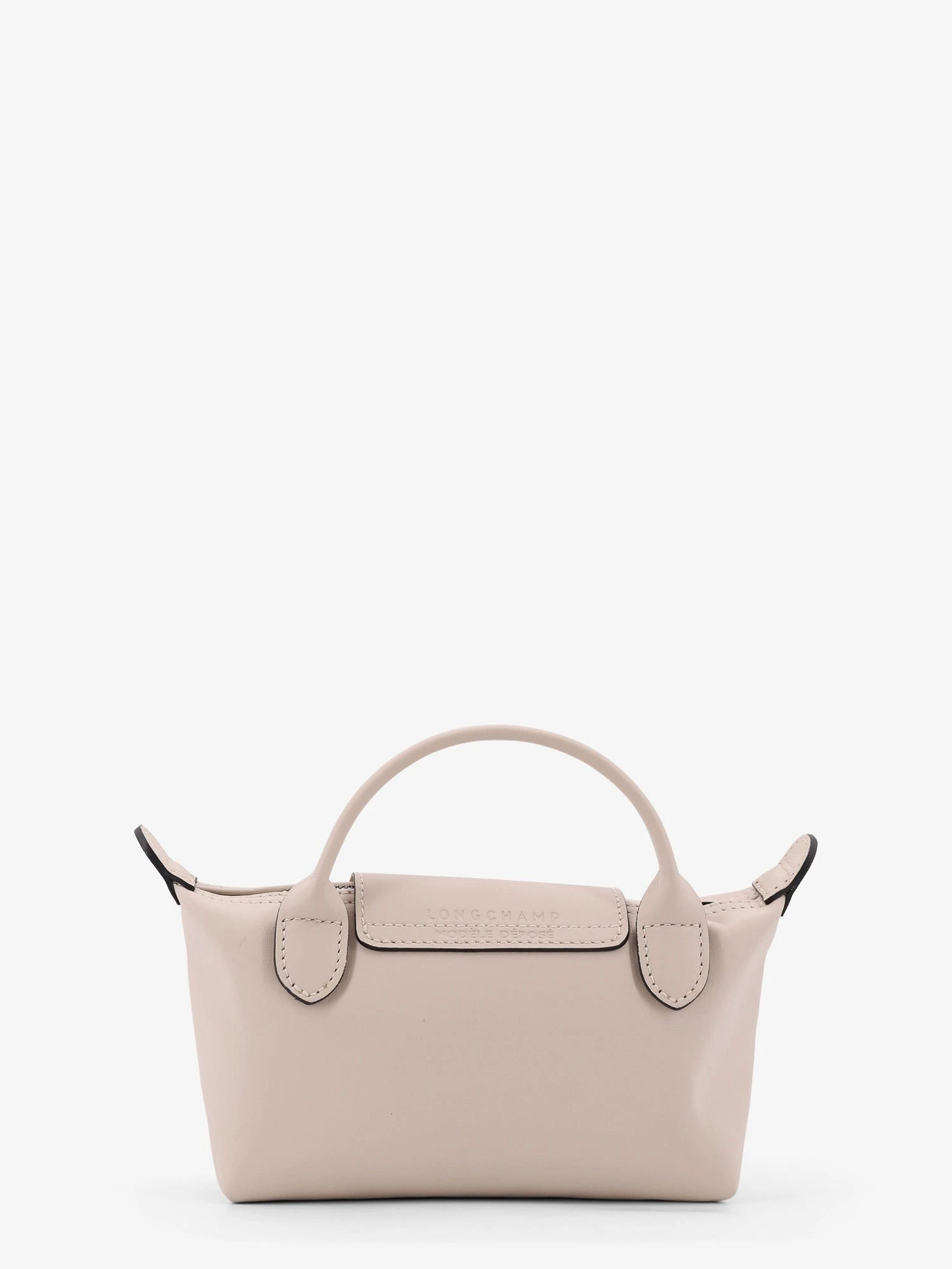Le Pliage Xtra leather handbag with engraved logo.webp