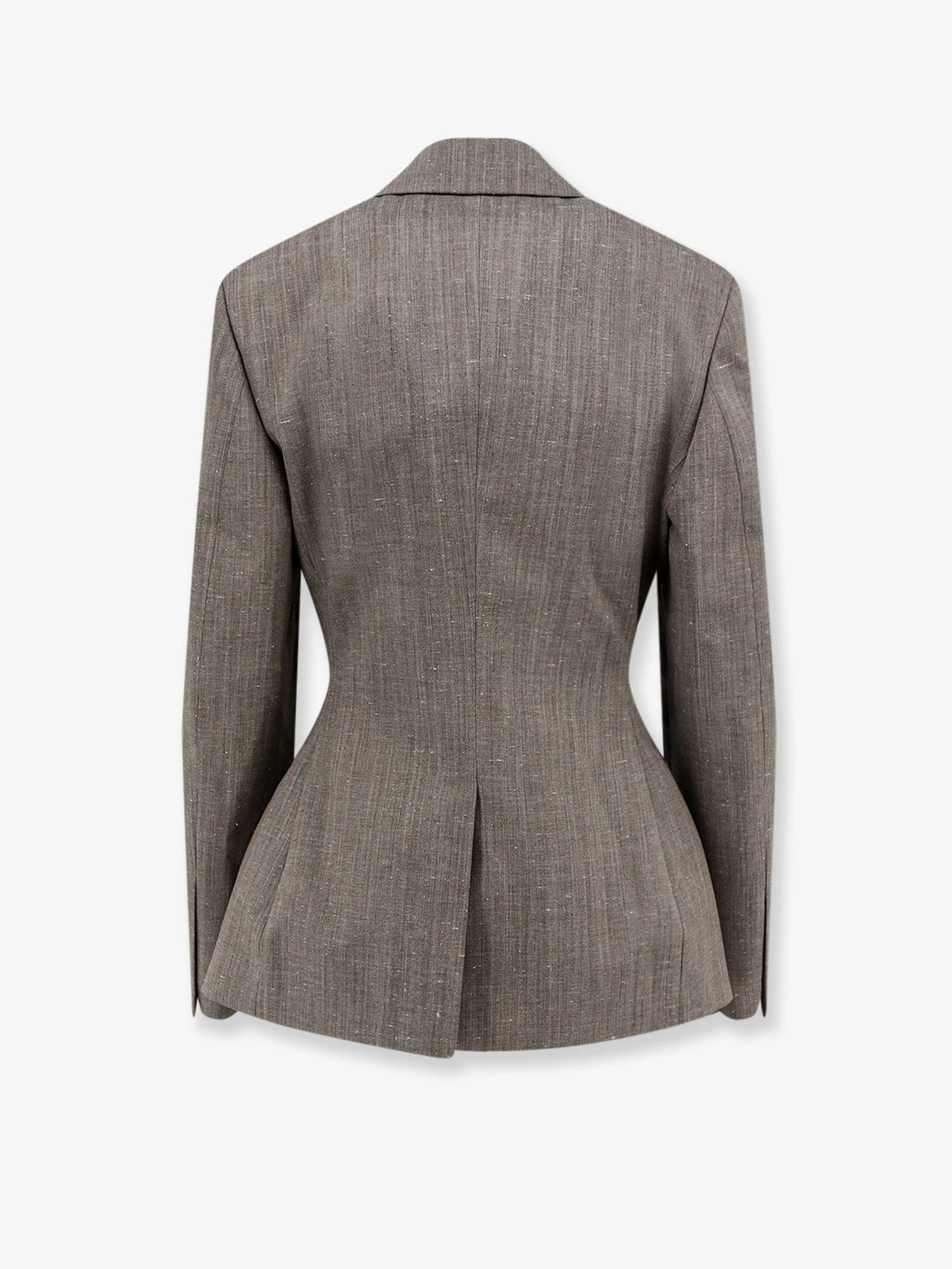 Hourglass shaped wool blend blazer.webp