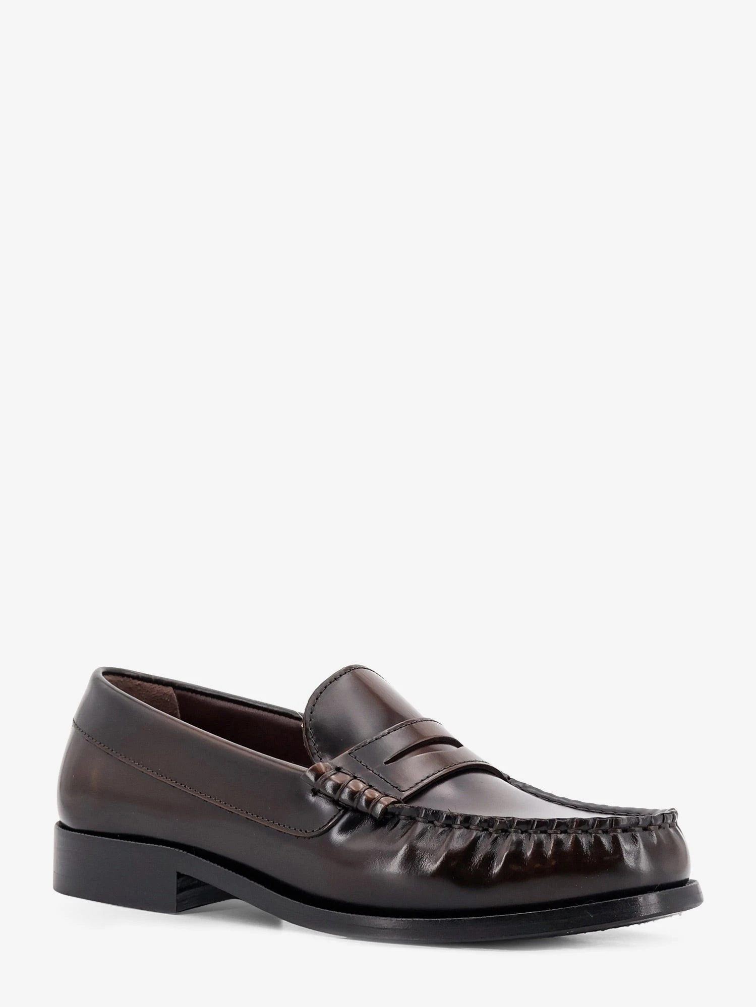 Leather Rivet loafers.webp