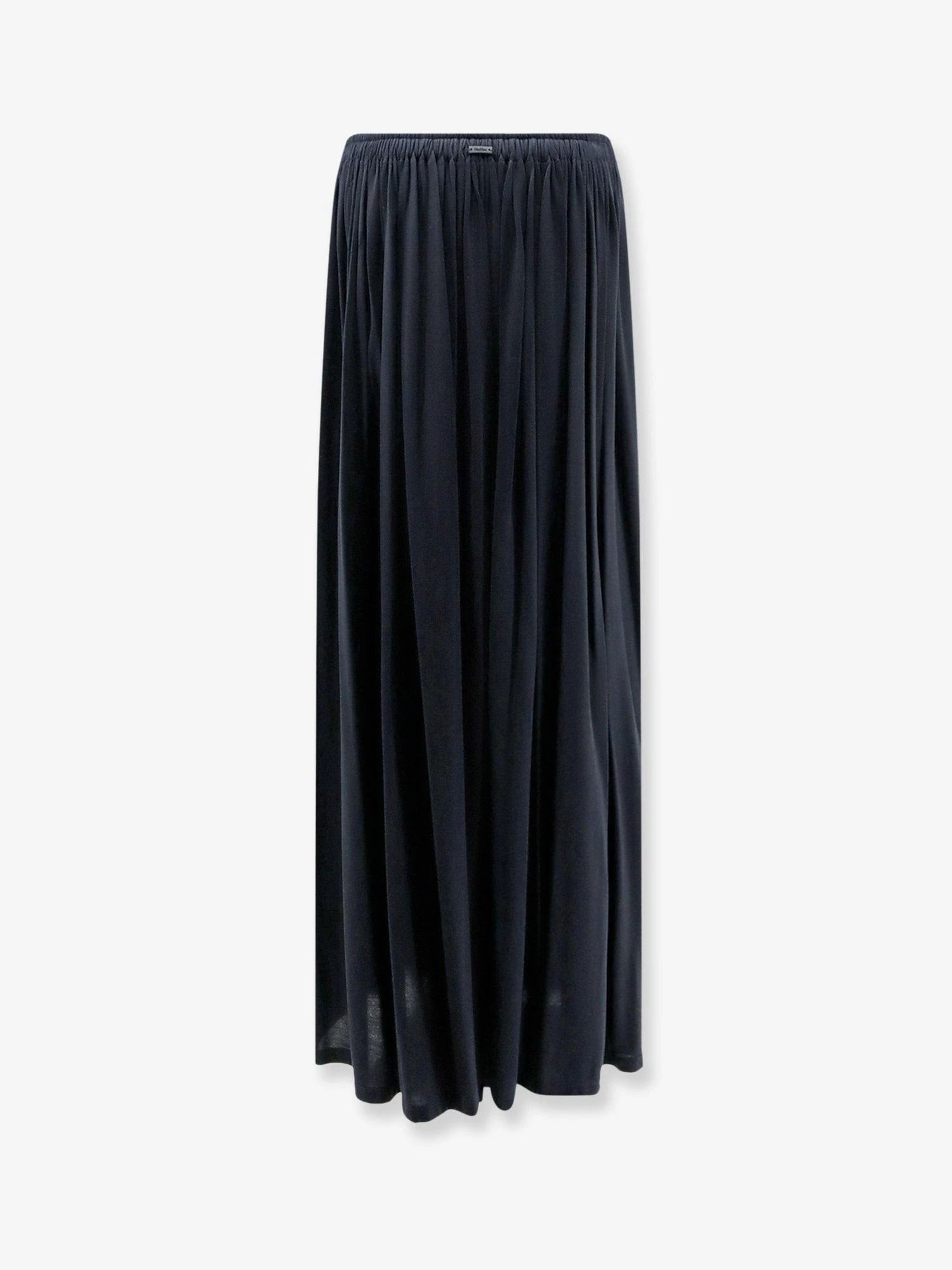 MXMLivrea pleated jersey long skirt.webp