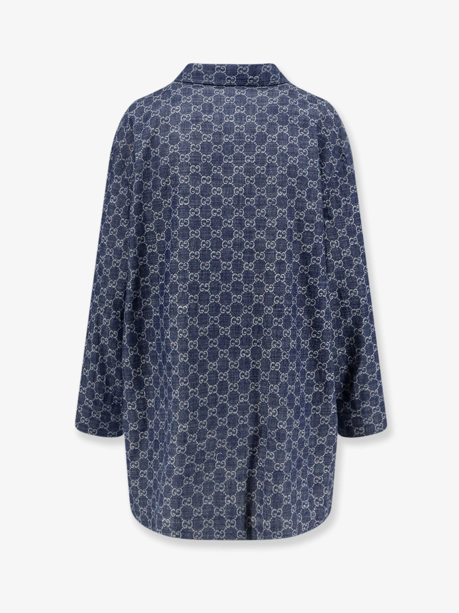 Cotton shirt with all-over GG motif.webp