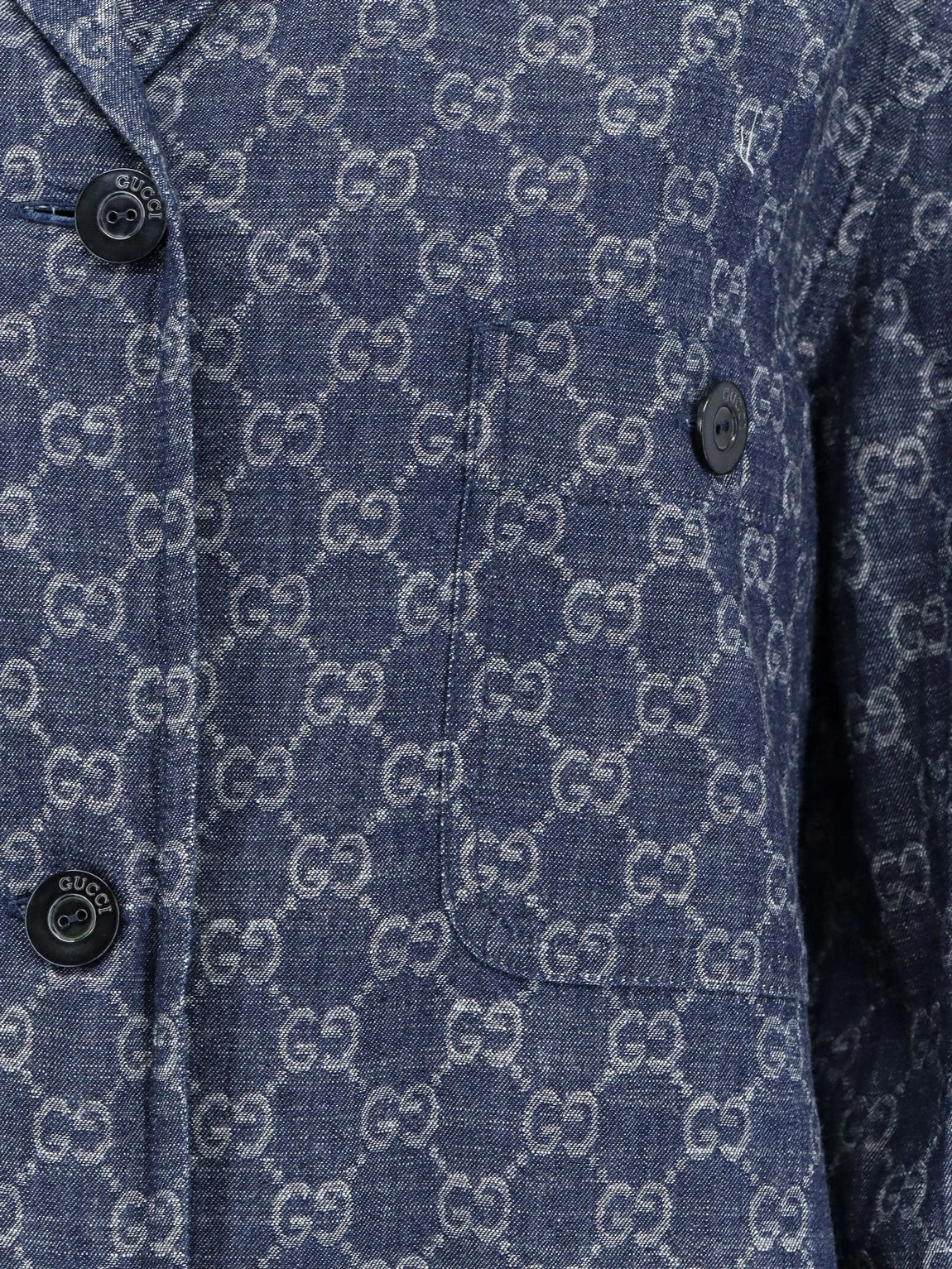 Cotton shirt with all-over GG motif.webp