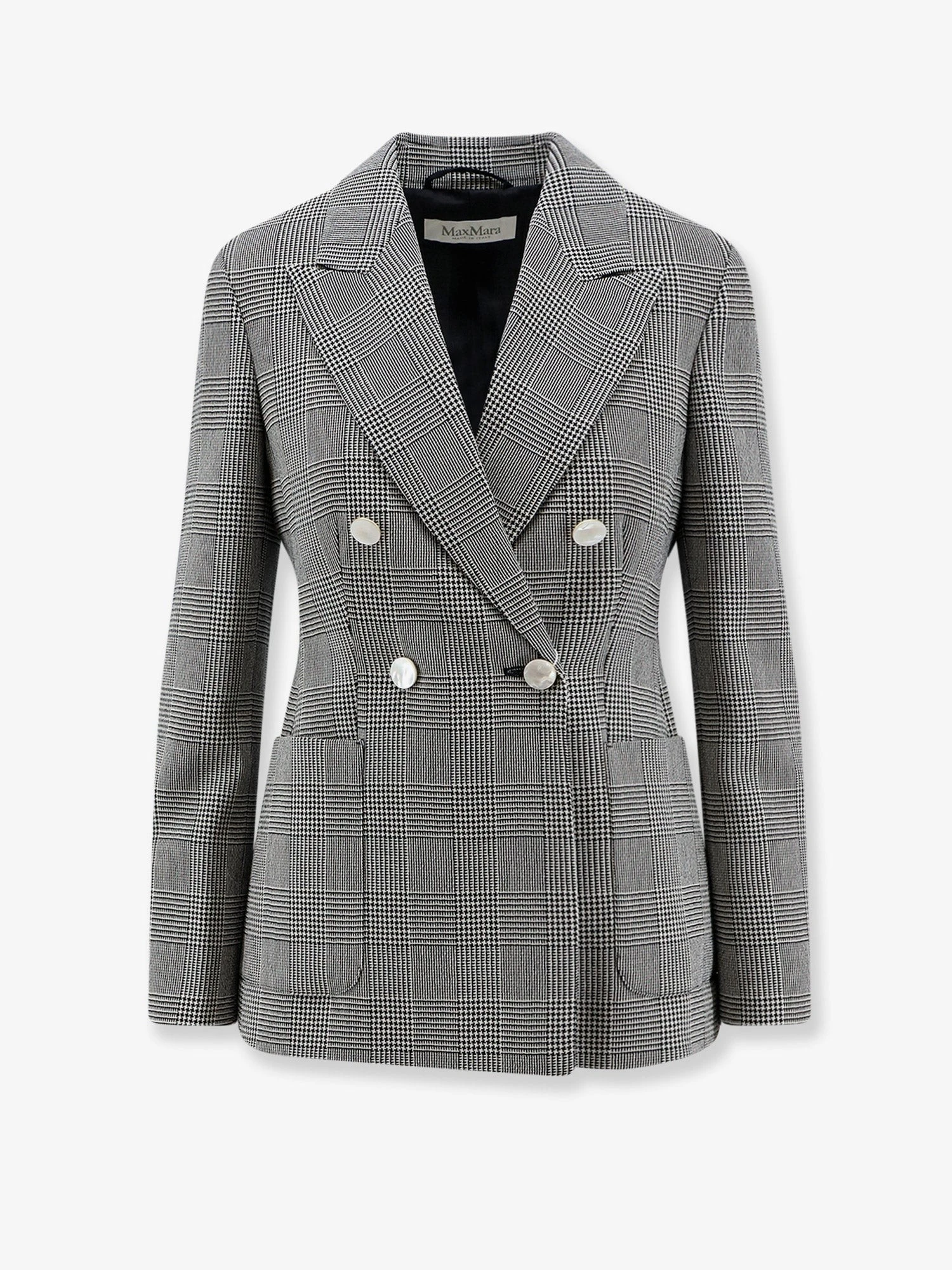 Mxmaccordo double-breasted virgin wool blazer.webp