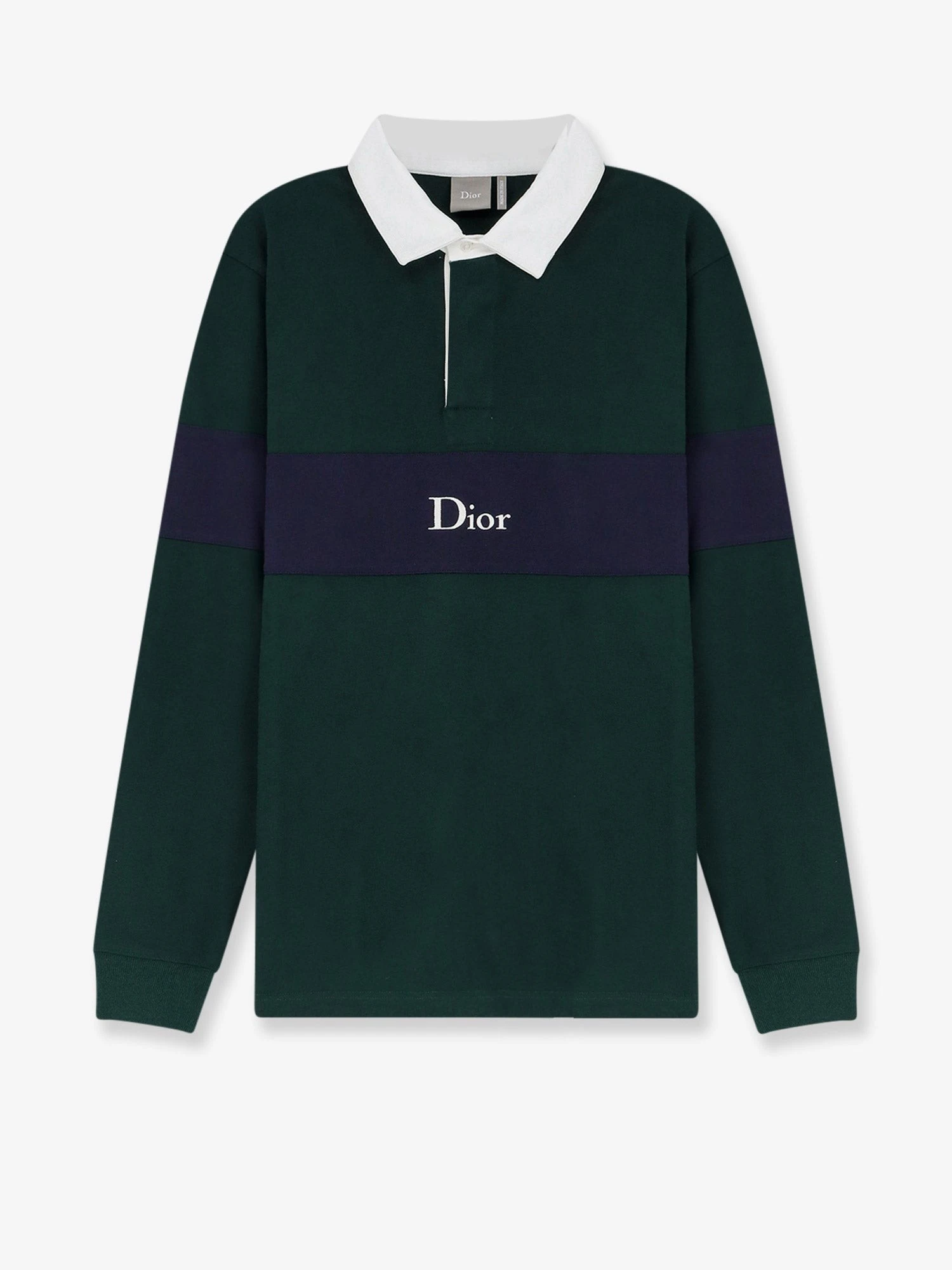 Cotton Polo Rugby with Dior embroidery.webp