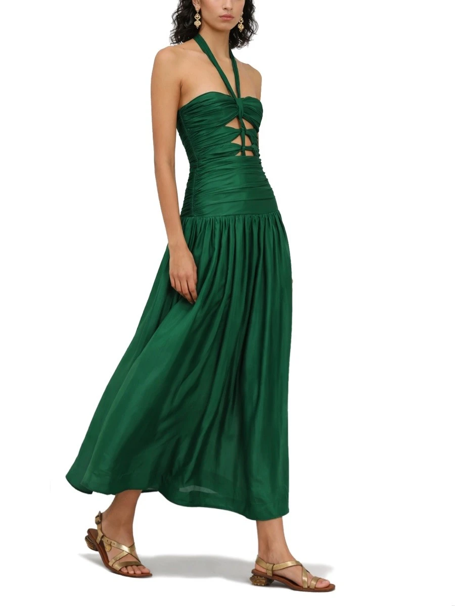 MIDI DRESS WITH KNOTS "DAYLIGHT".webp