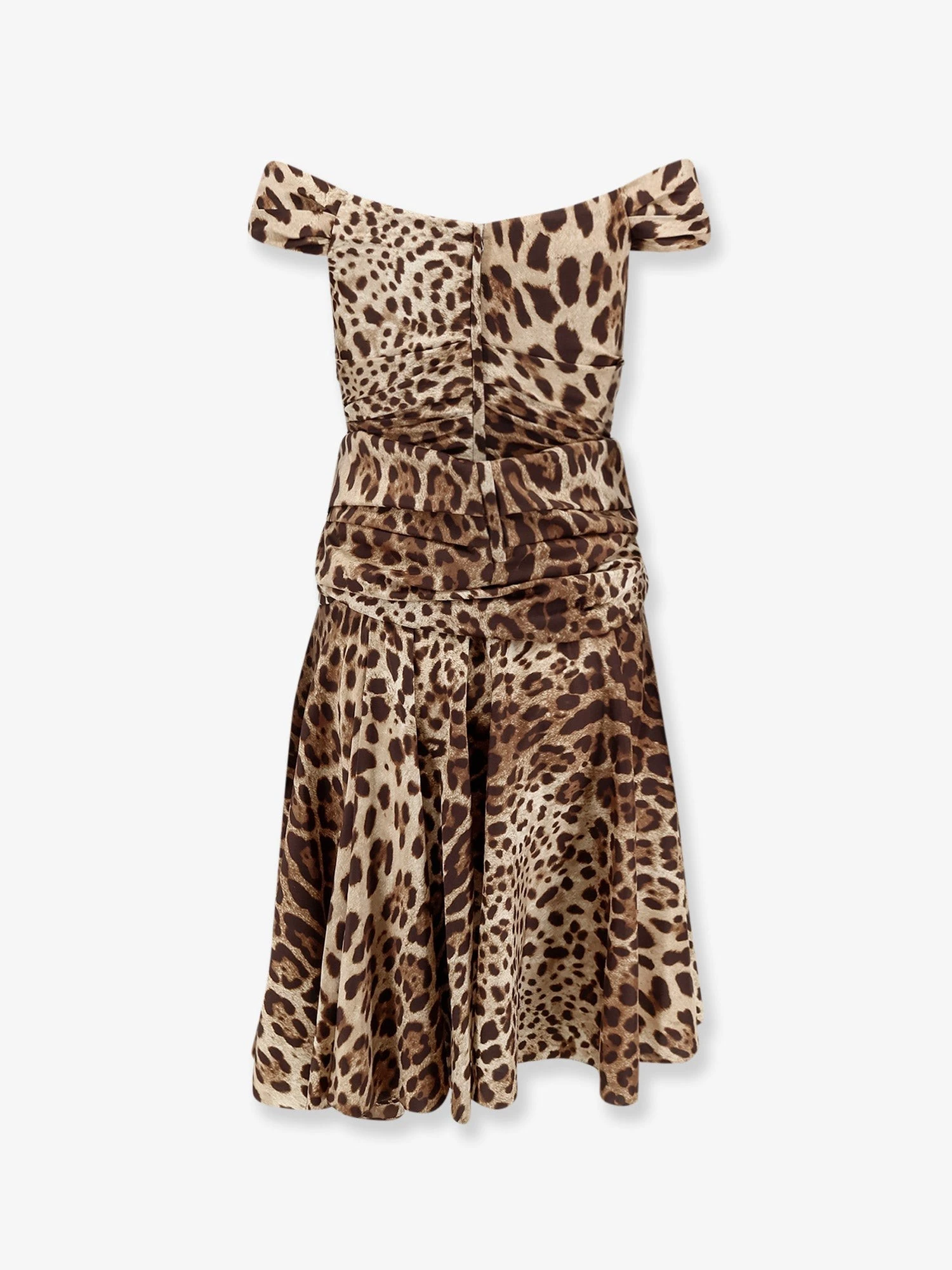 Long silk dress with animal print.webp