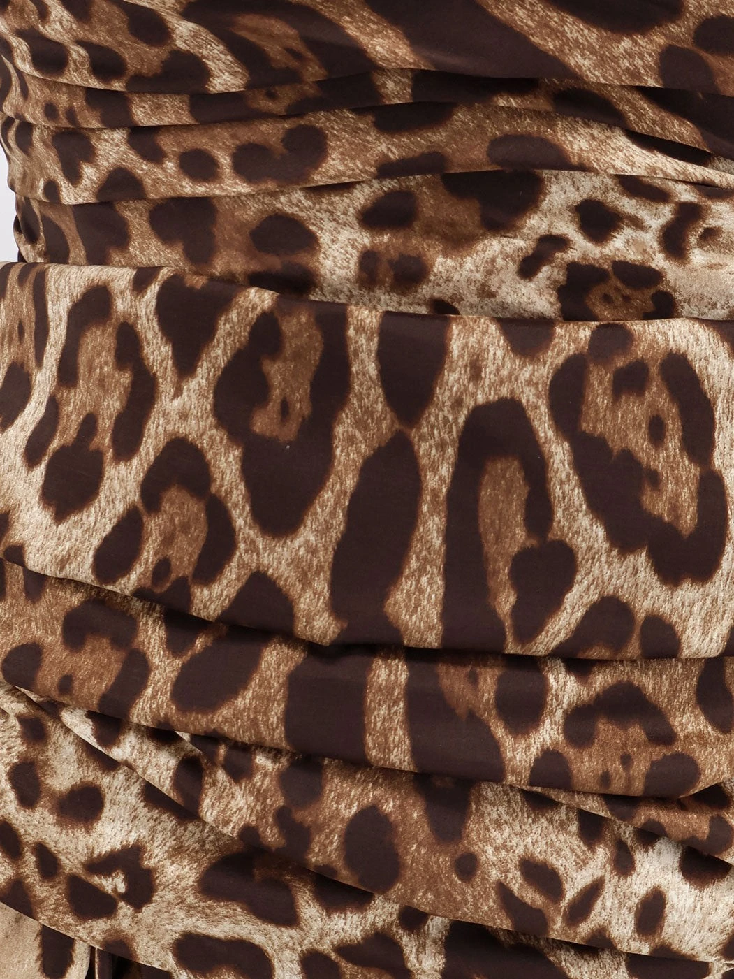 Long silk dress with animal print.webp