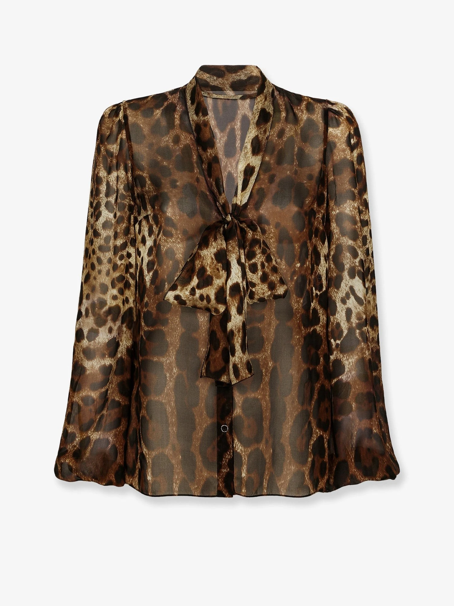 Chiffon shirt with animal print.webp