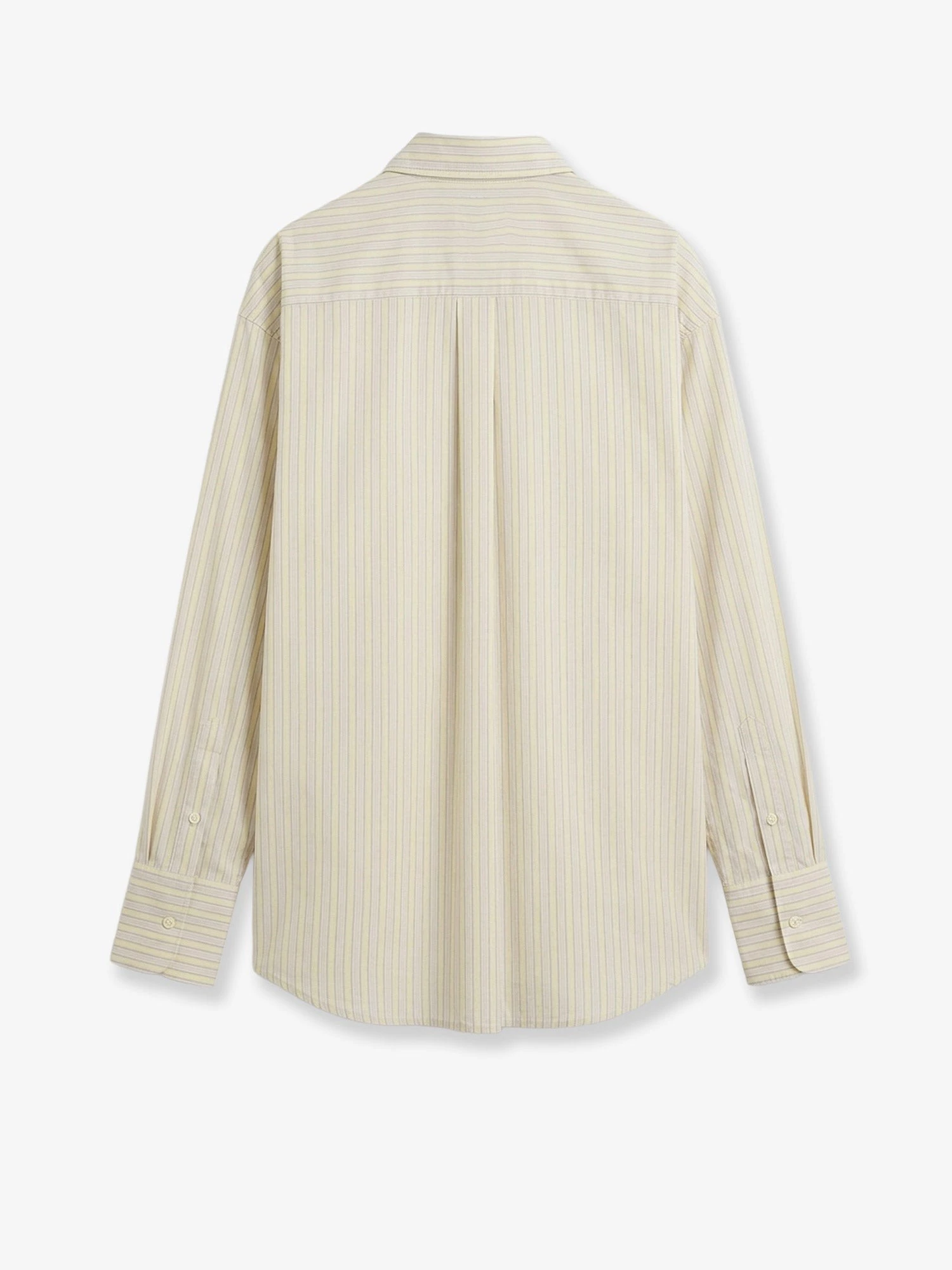 Viscose and silk blend shirt with striped pattern.webp