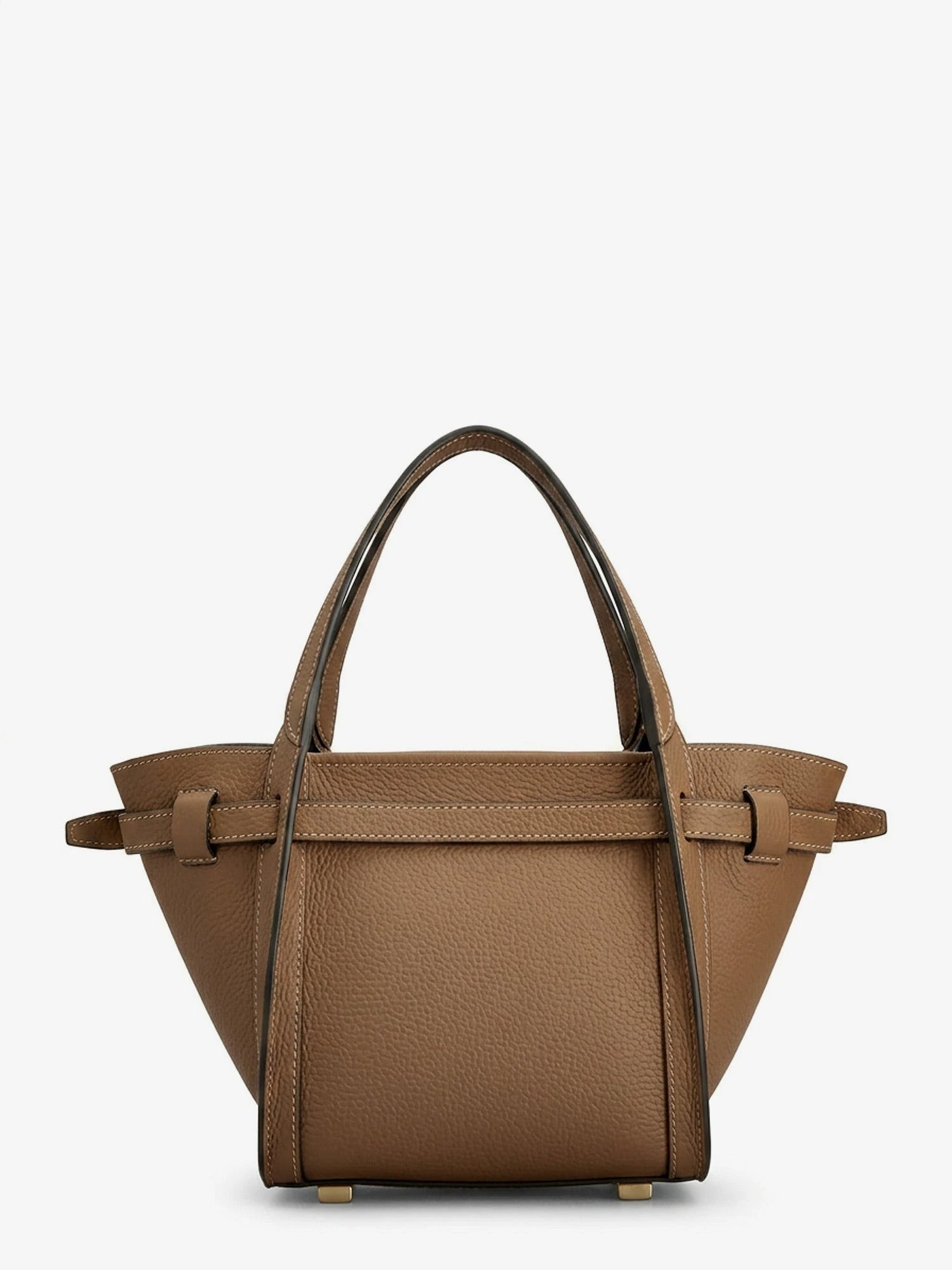 T Signature Leather Shopping Bag.webp