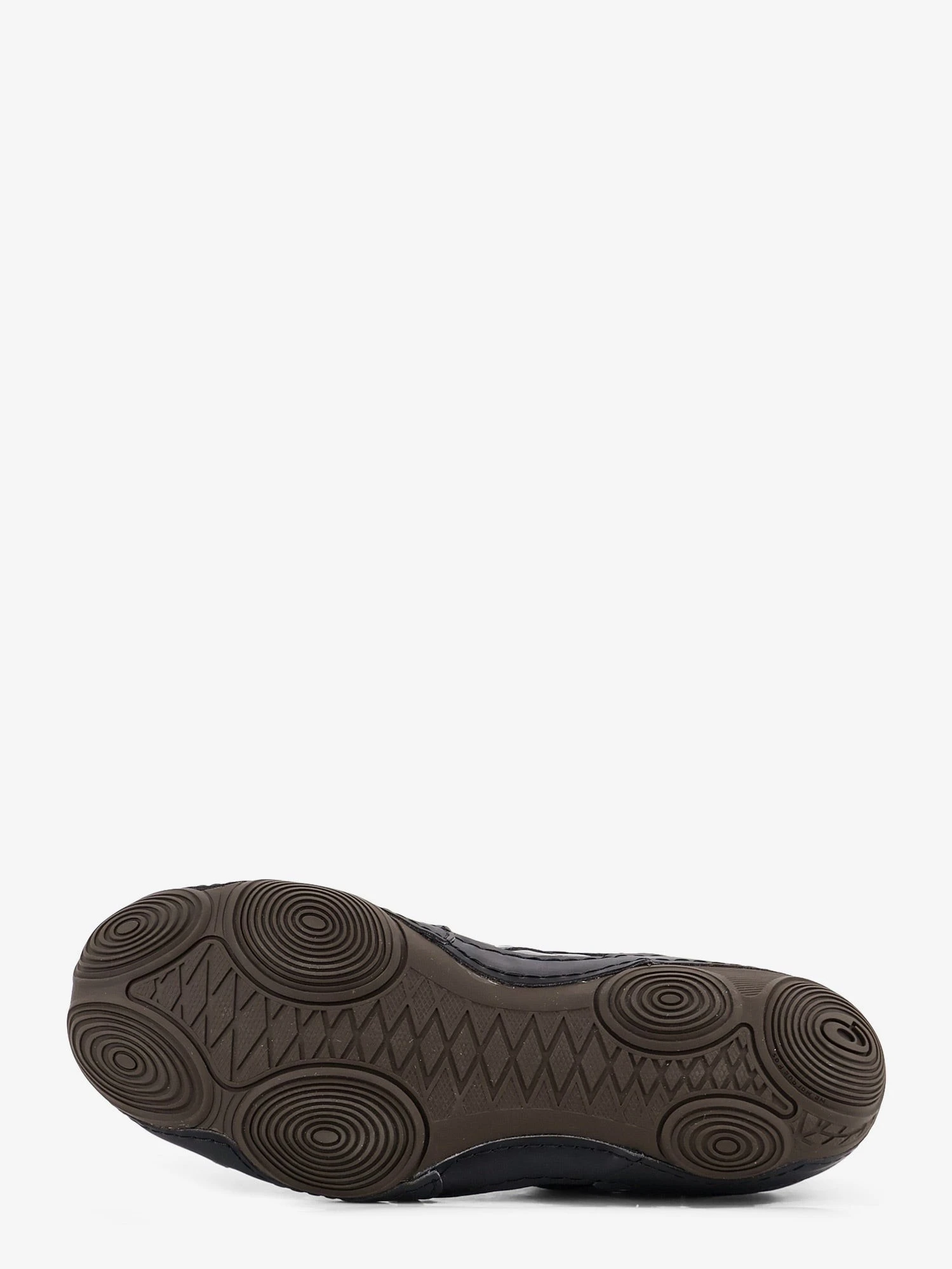 Hypersync mesh and leather sneakers with embroidered logo.webp