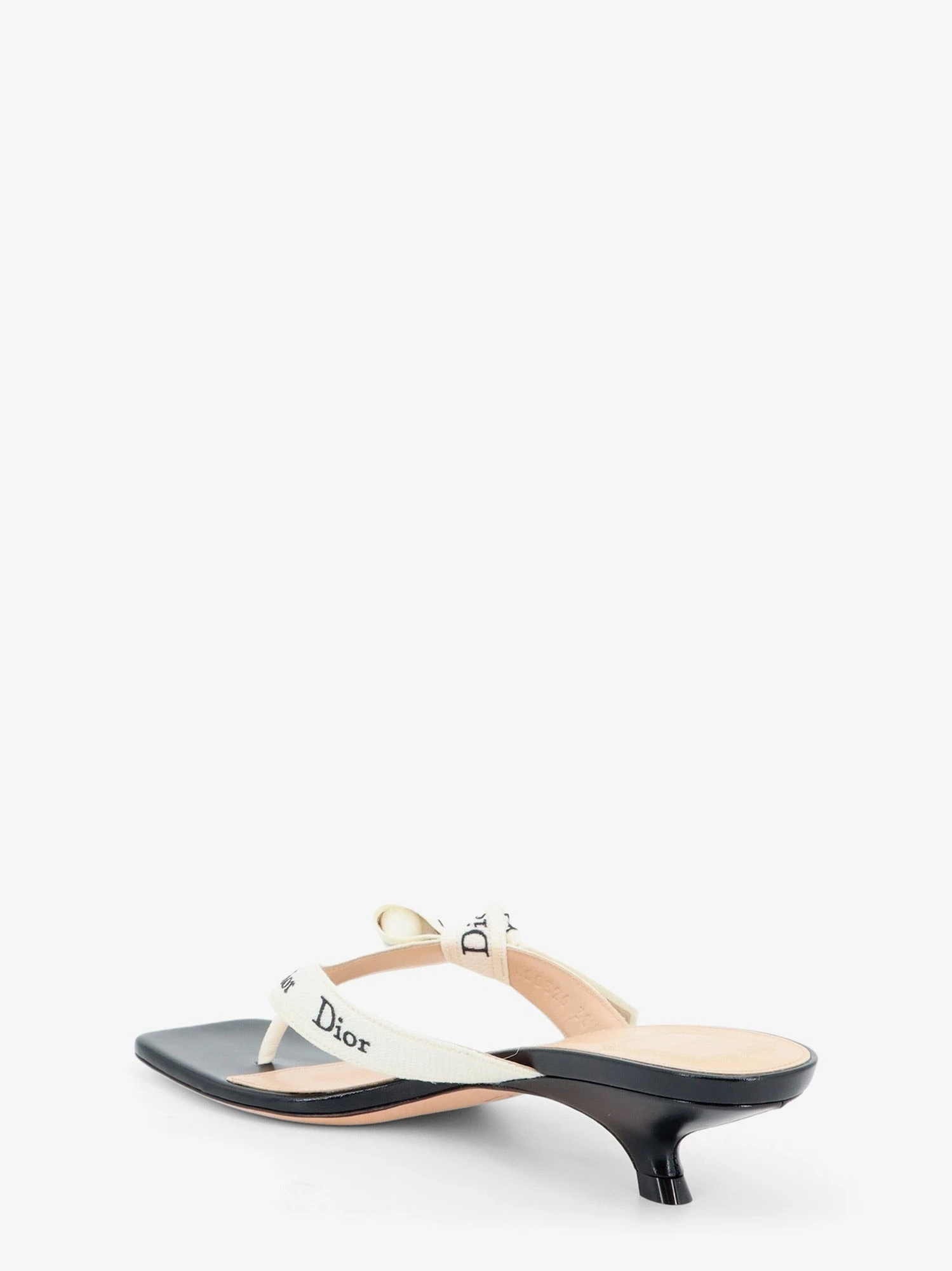 J'Adior cotton flip-flops with embroidered logo.webp