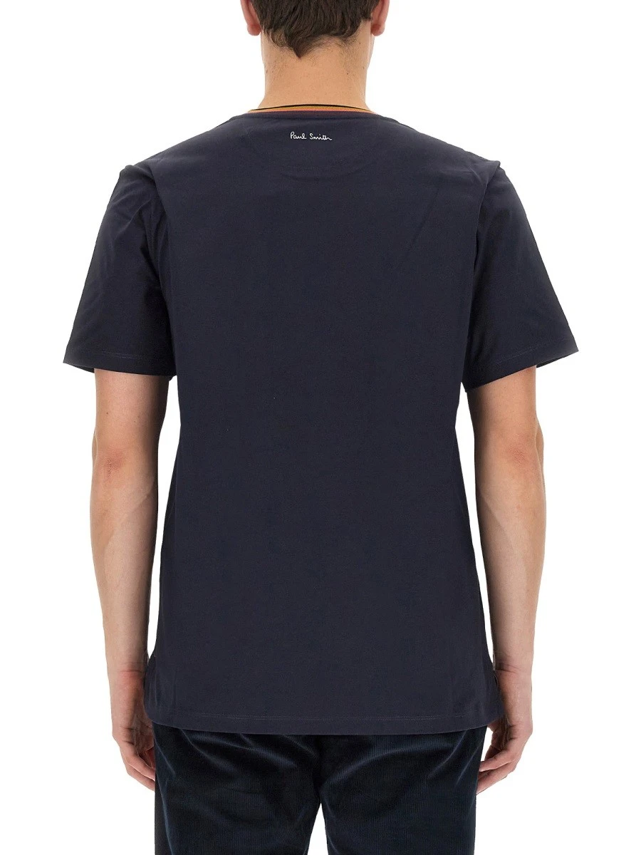 T-SHIRT CON COLLO STRIPES LOGO.webp
