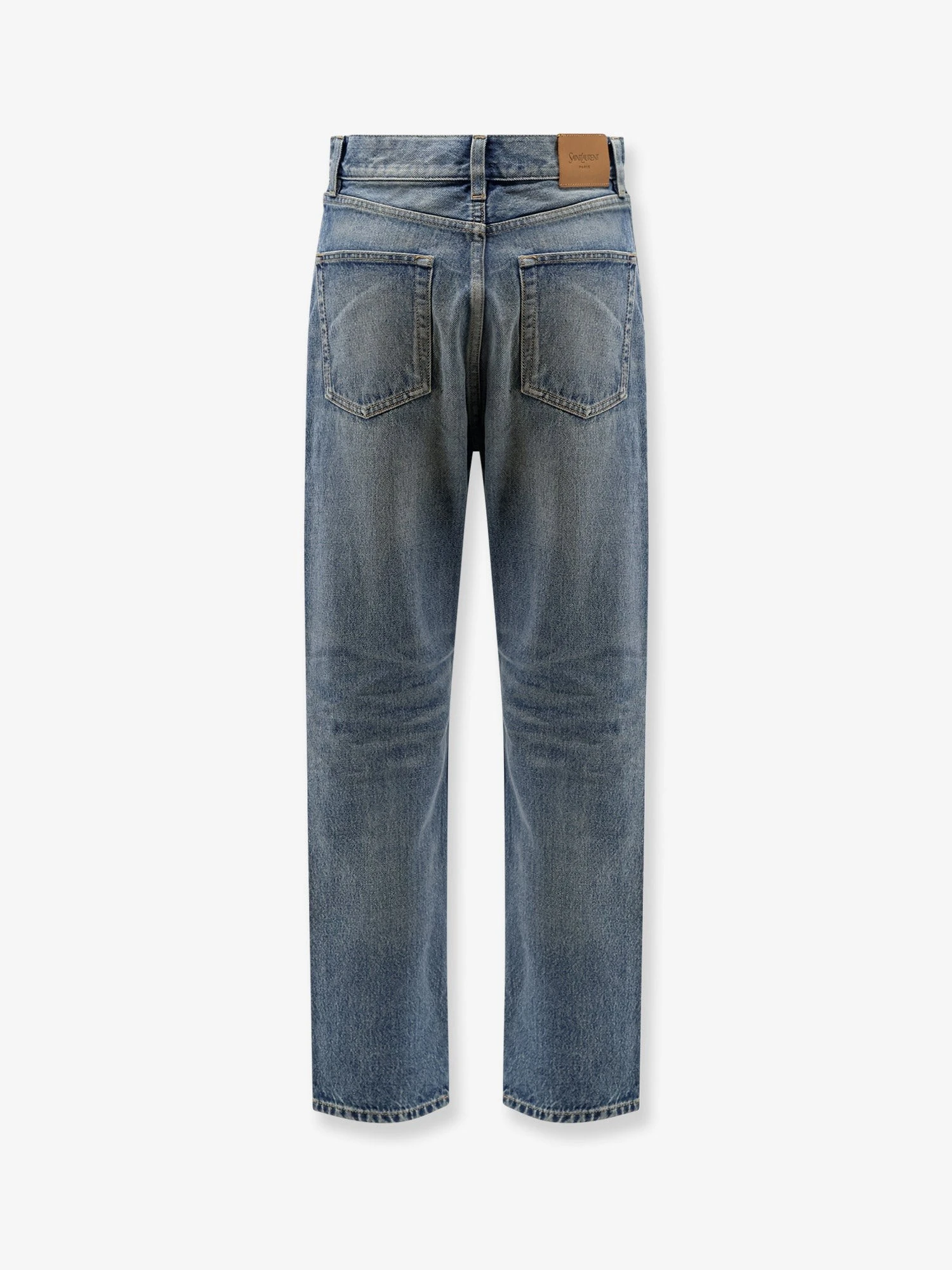Ankle midi blue denim jeans.webp