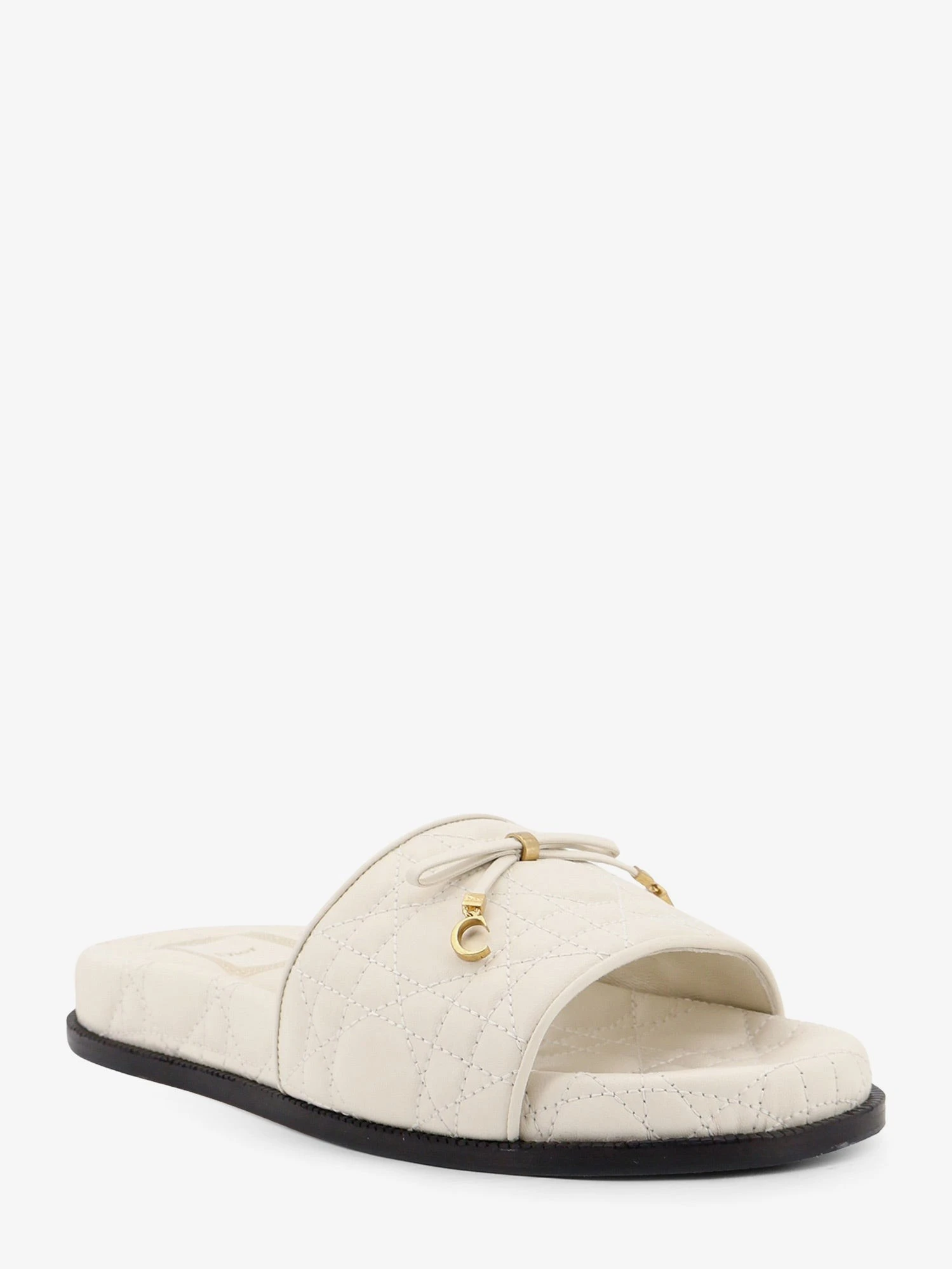 Cannage quilted leather sandals.webp